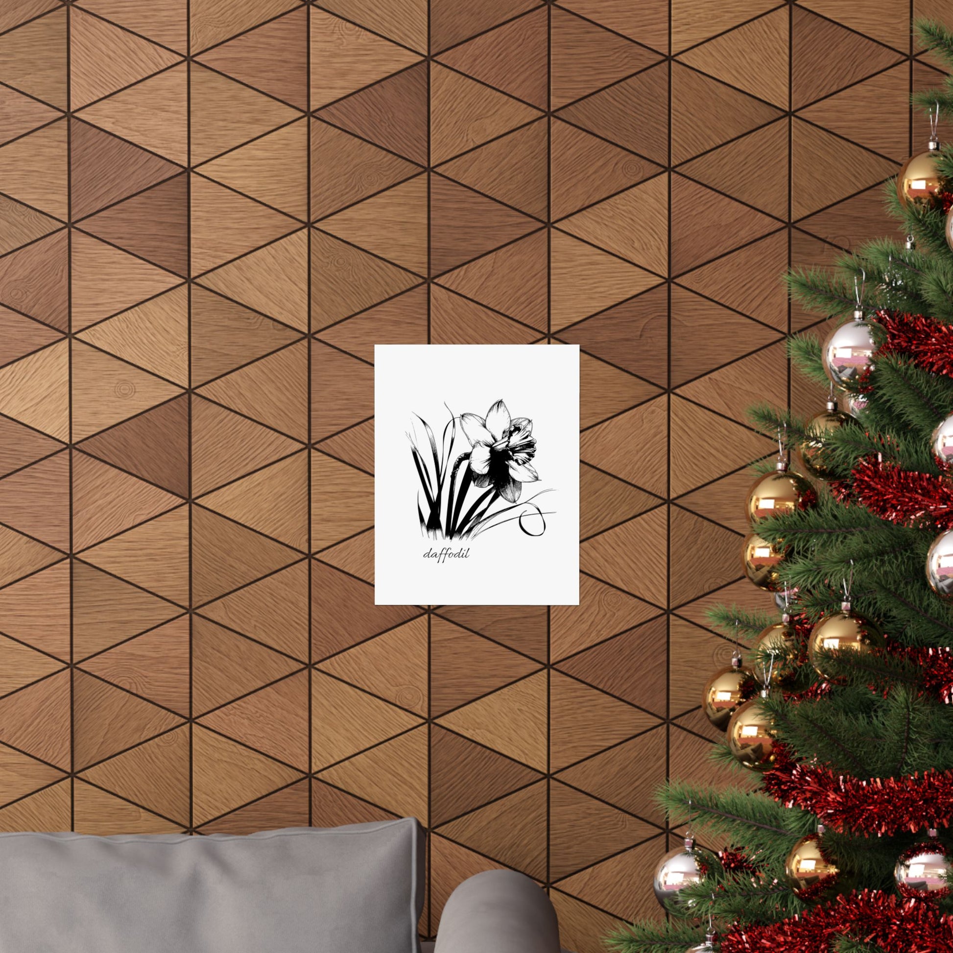 March Birth Flower Daffodil Wall Art