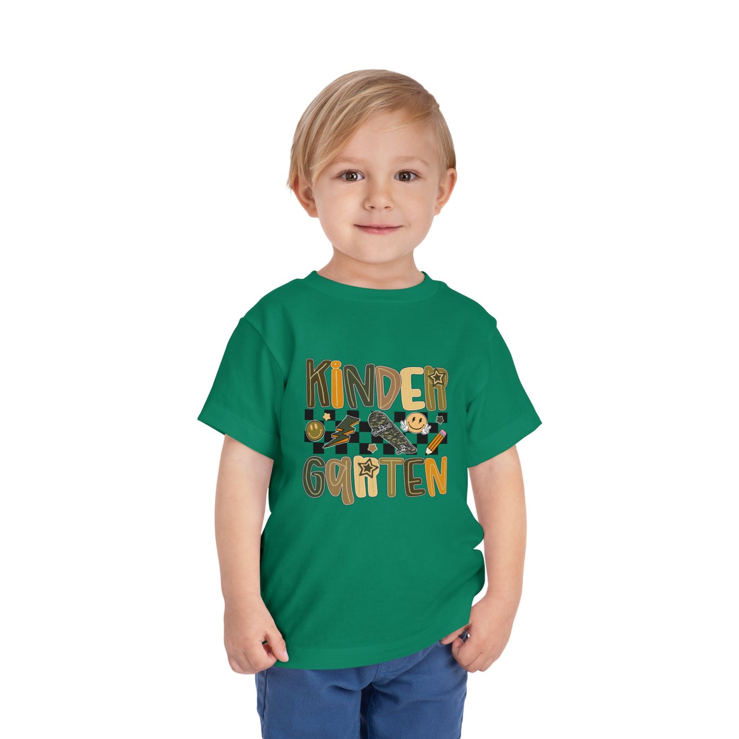 Kindergarten Vibes Toddler Tee, Cute Kids Shirt, Back to School Outfit, Fun Children’s Apparel, Birthday Gift