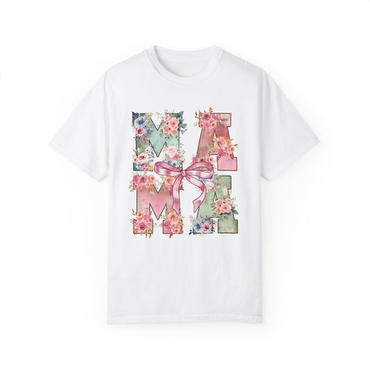 Floral Mama T-shirt, Perfect Gift for Mother's Day, Casual Wear