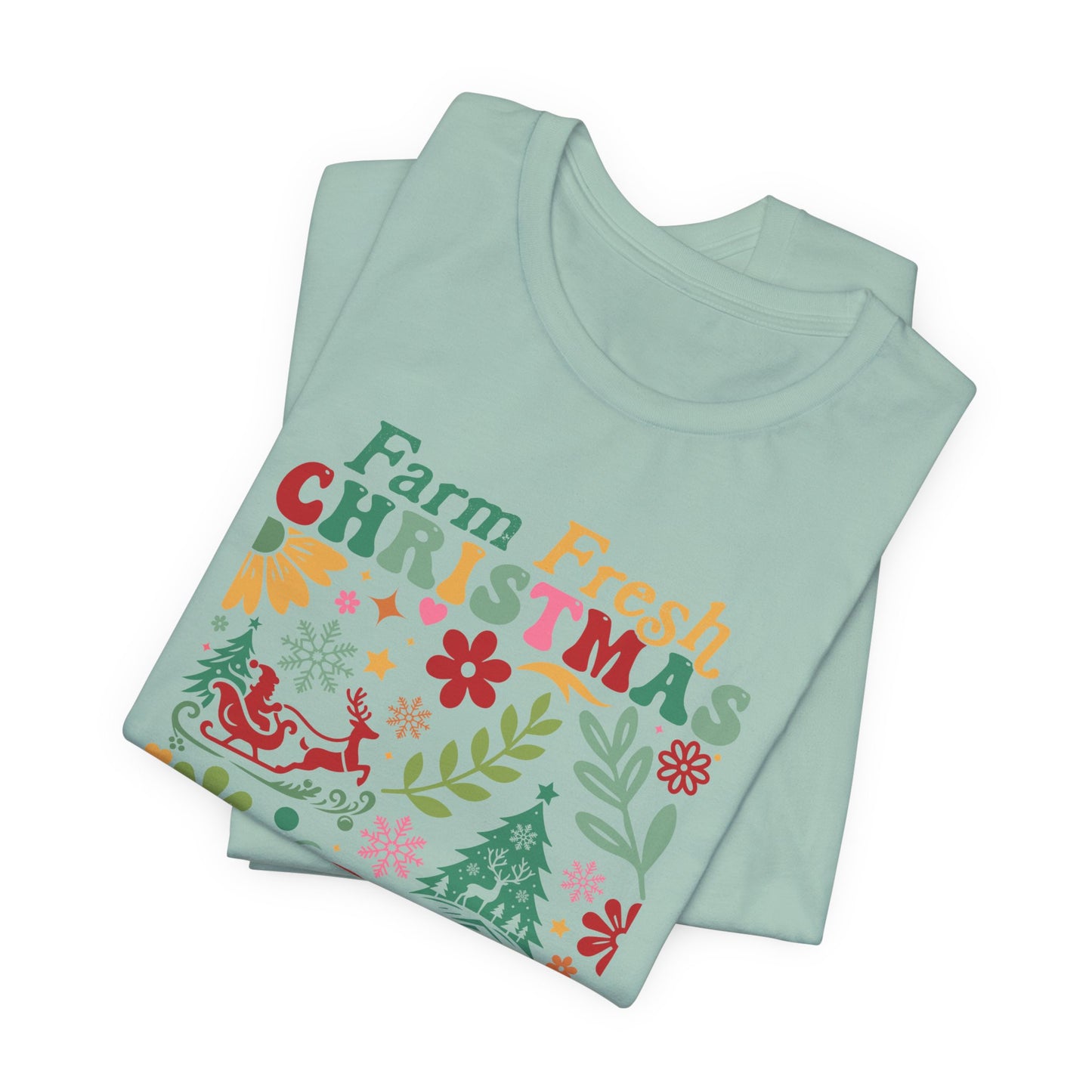 Farm Fresh Retro Jersey Short Sleeve Bella Canvas Tee