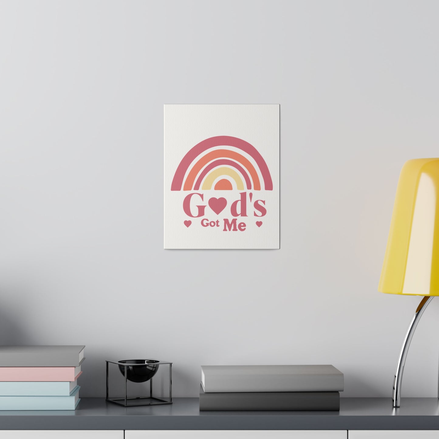 Children's Wall Art Matte Canvas/God's Got Me