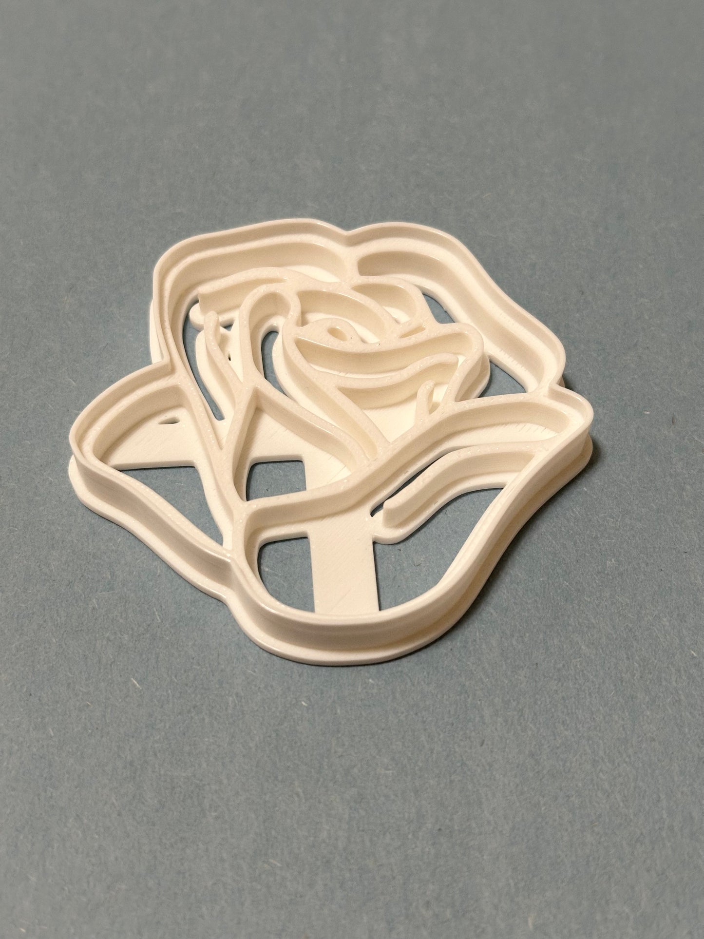 Rose cookie cutter/ stamp