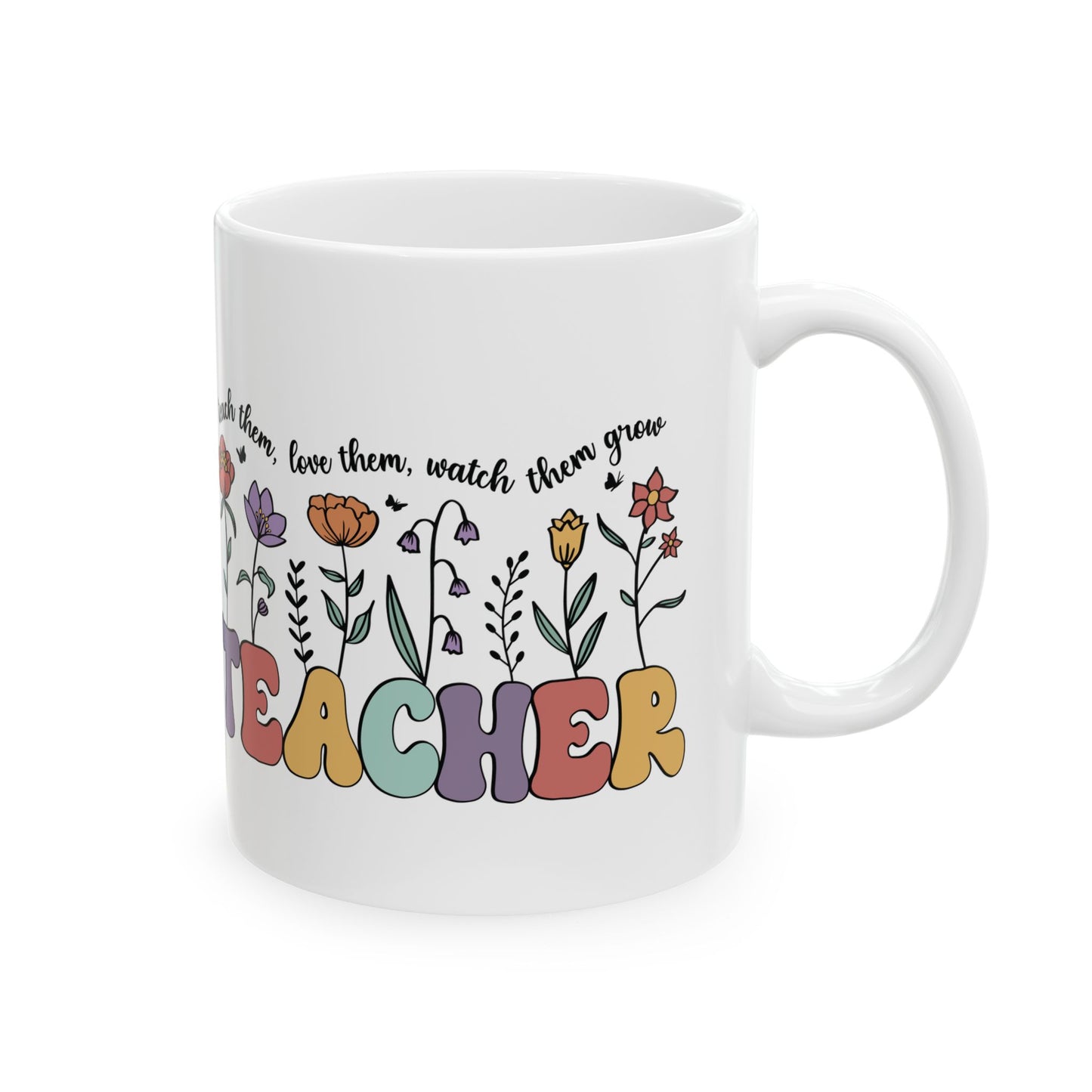 Teacher Coffee Ceramic Mug, 11oz