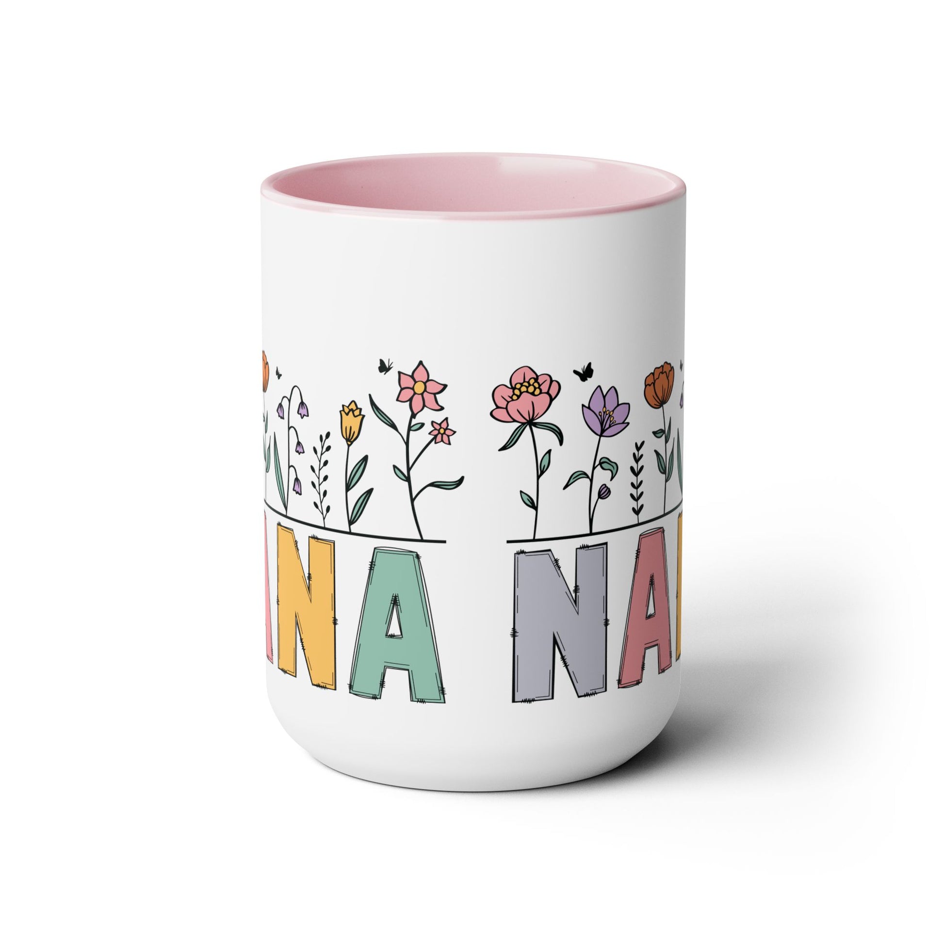 Nana Large Two-Tone Coffee Mugs, 15oz