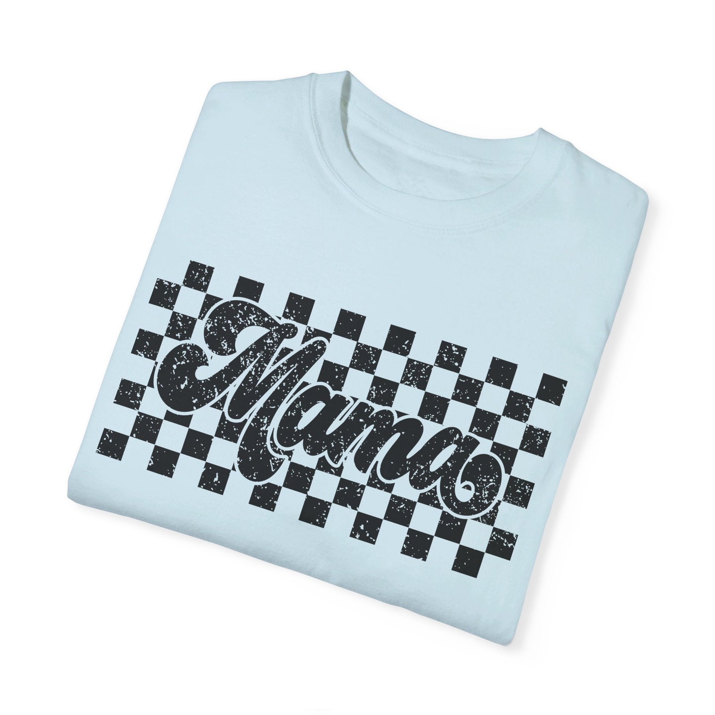 Mama Checkered Comfort Color T-Shirt