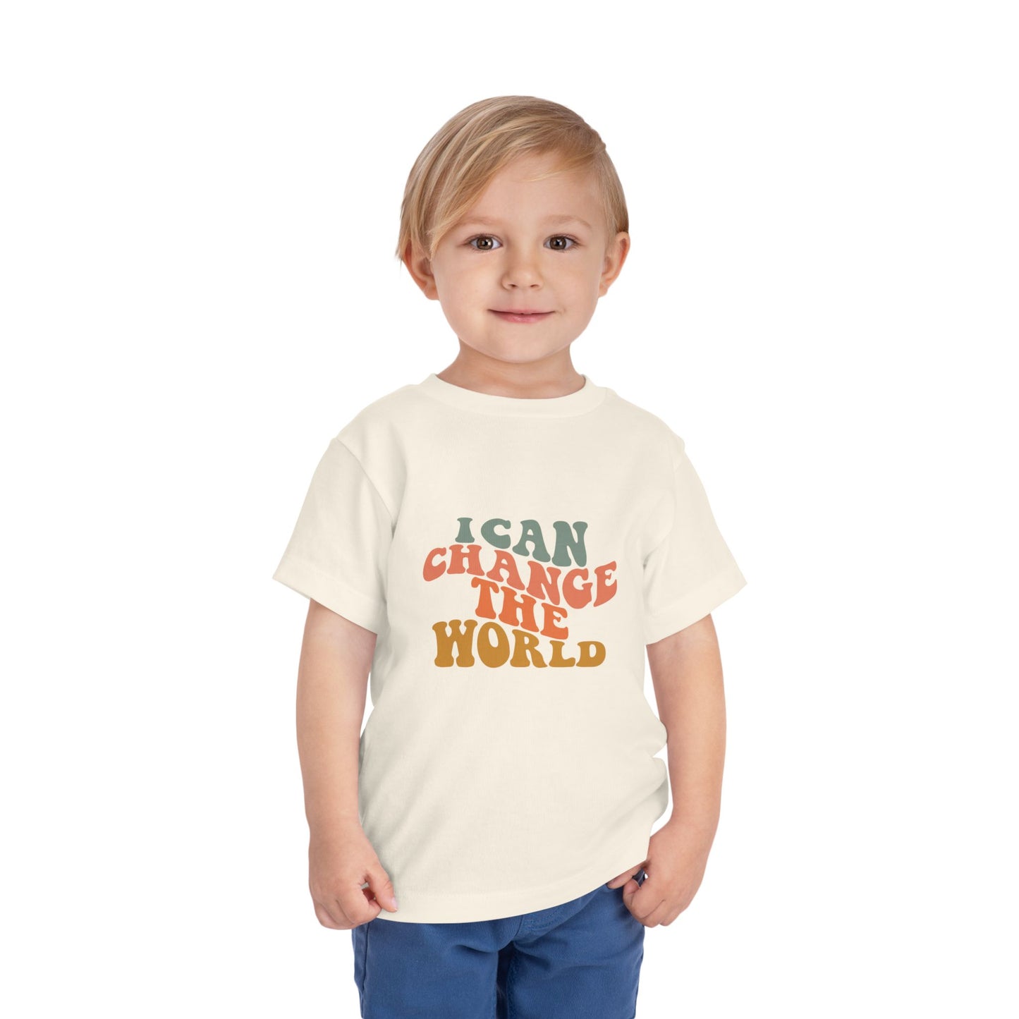 I Can Change the World Toddler Short Sleeve Tee