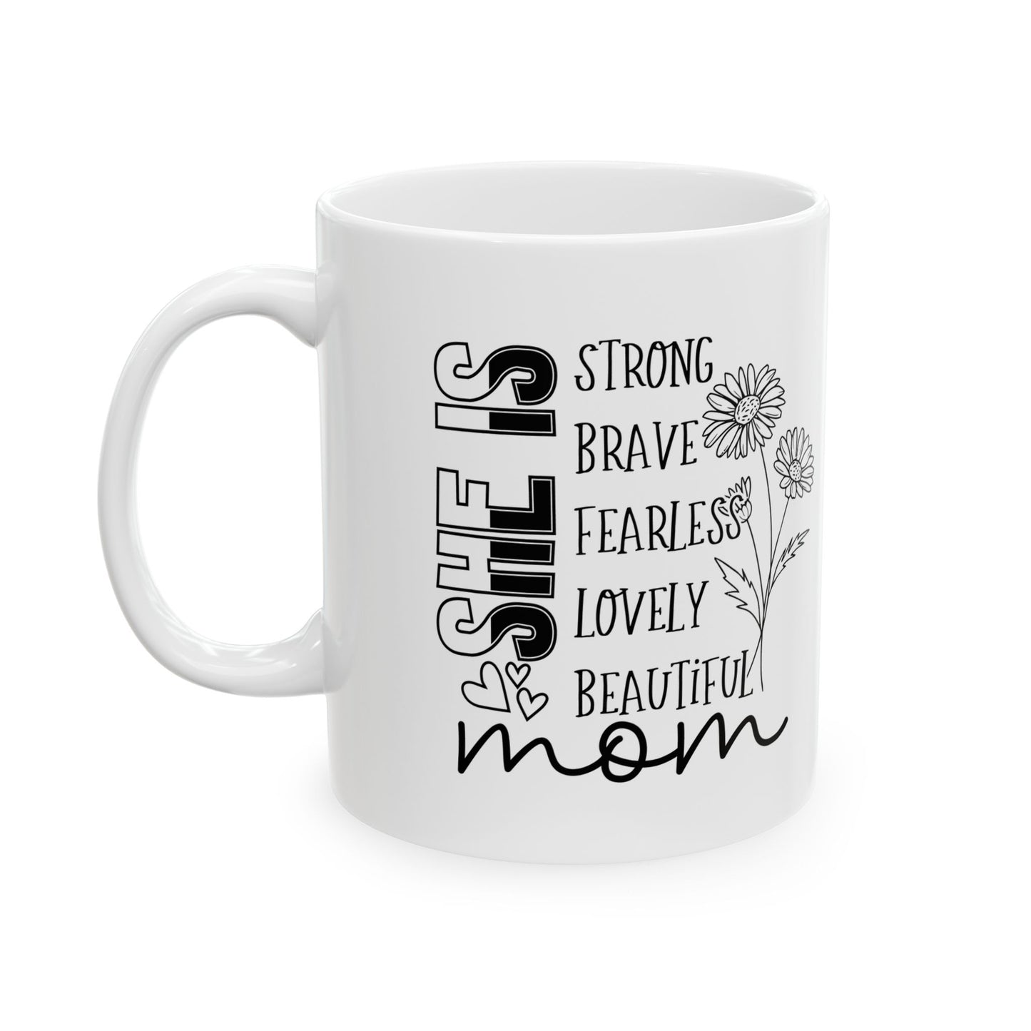 Mom Coffee Ceramic Mug, 11oz