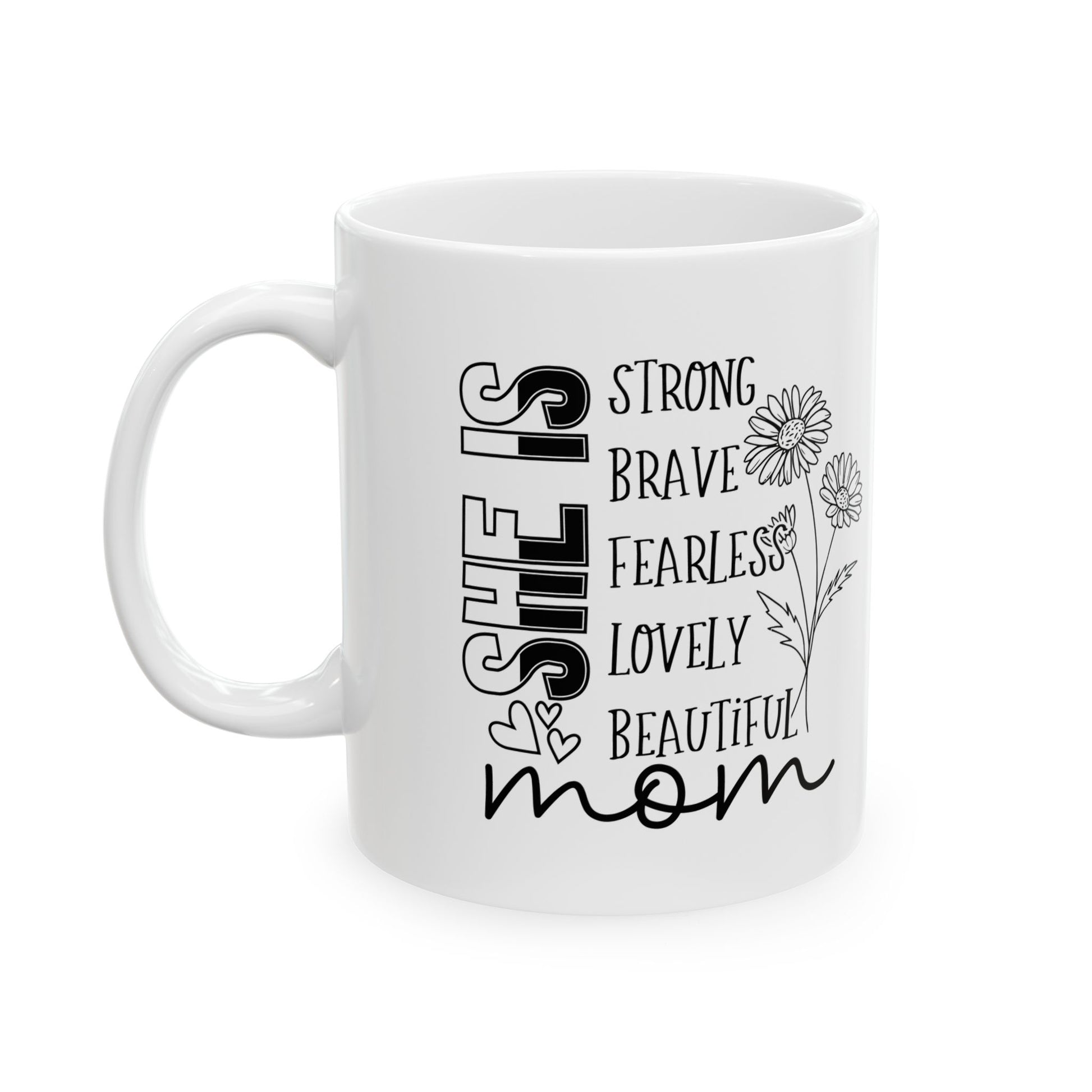 Mom Coffee Ceramic Mug, 11oz
