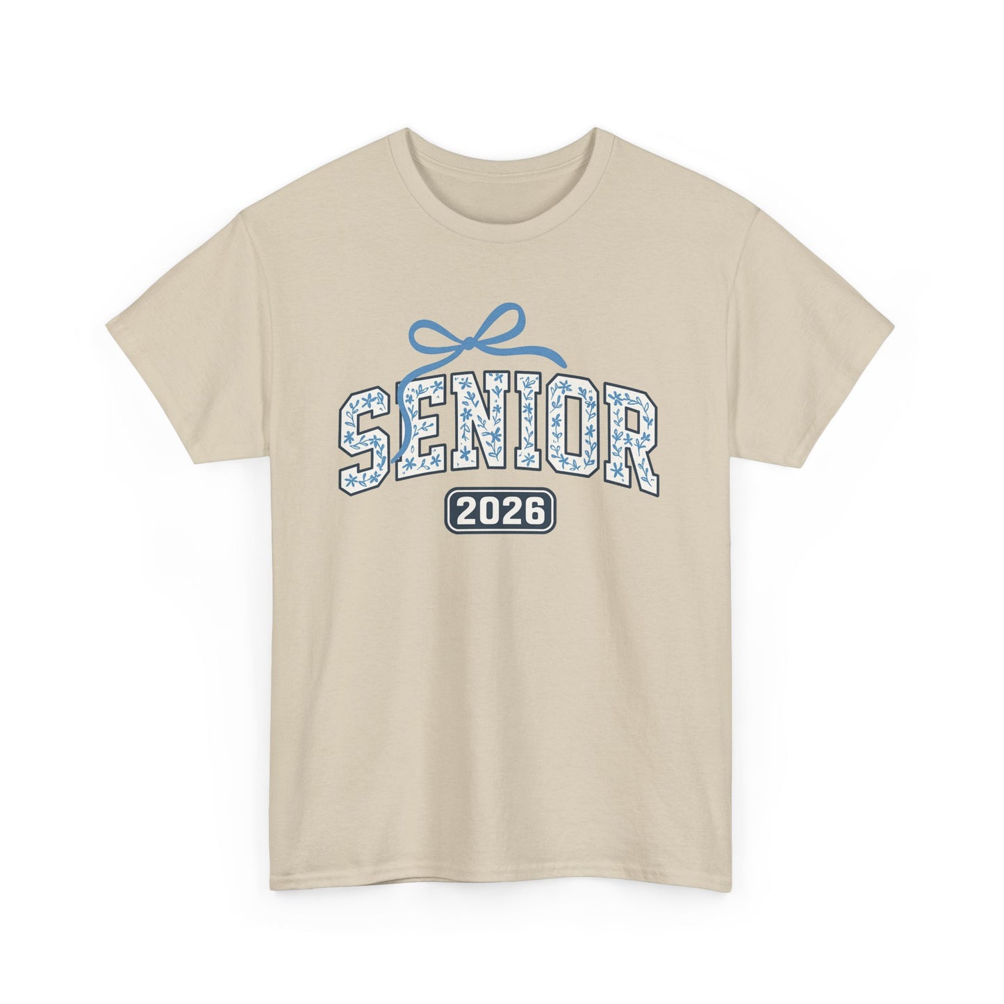 Senior 2026 Unisex Heavy Cotton Tee, Graduation Shirt, Class of 2026, Trendy Tee, School Spirit Wear, Gift for Seniors