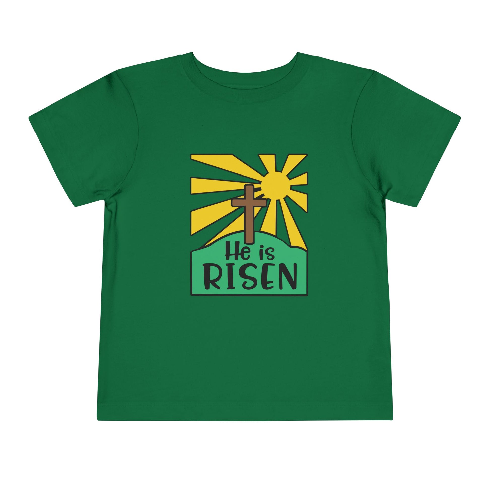 He is Risen Toddler Short Sleeve Tee
