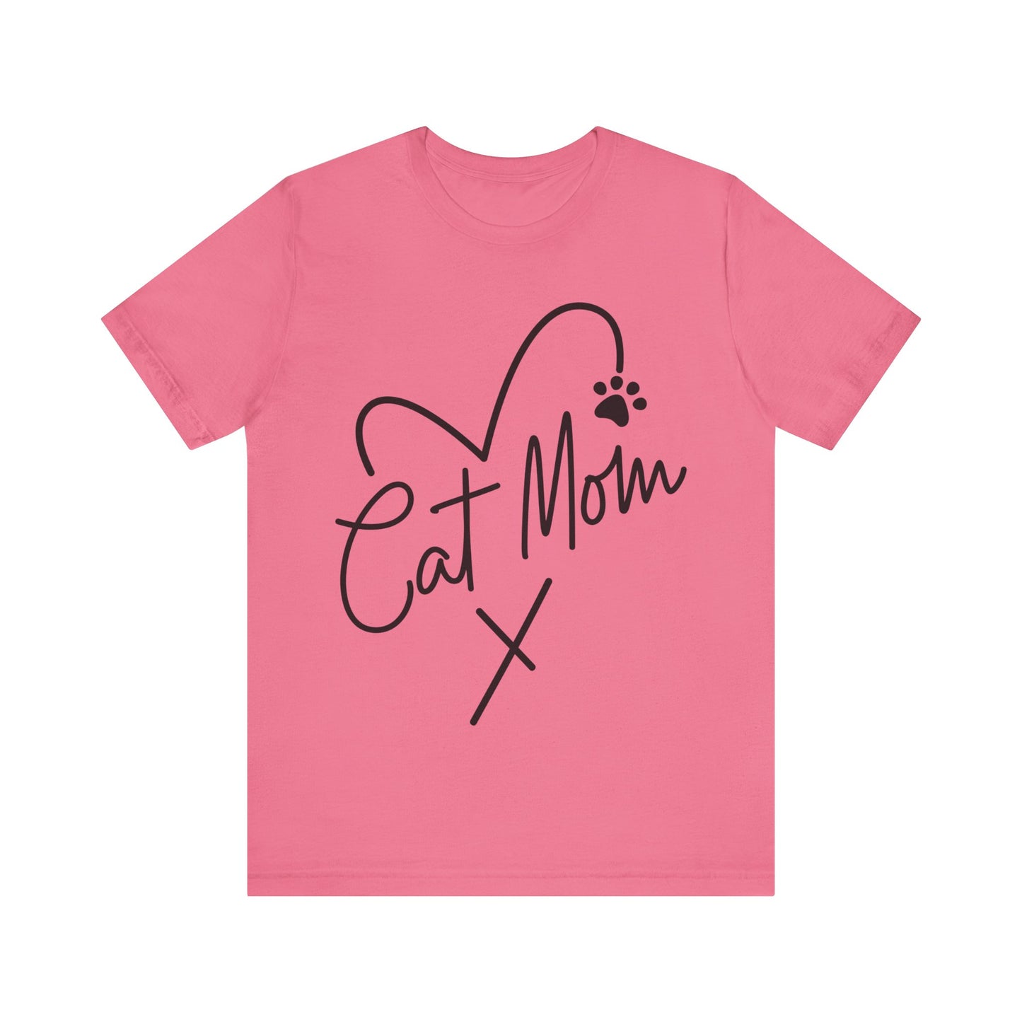 Cat Mom Short Sleeve T-Shirt