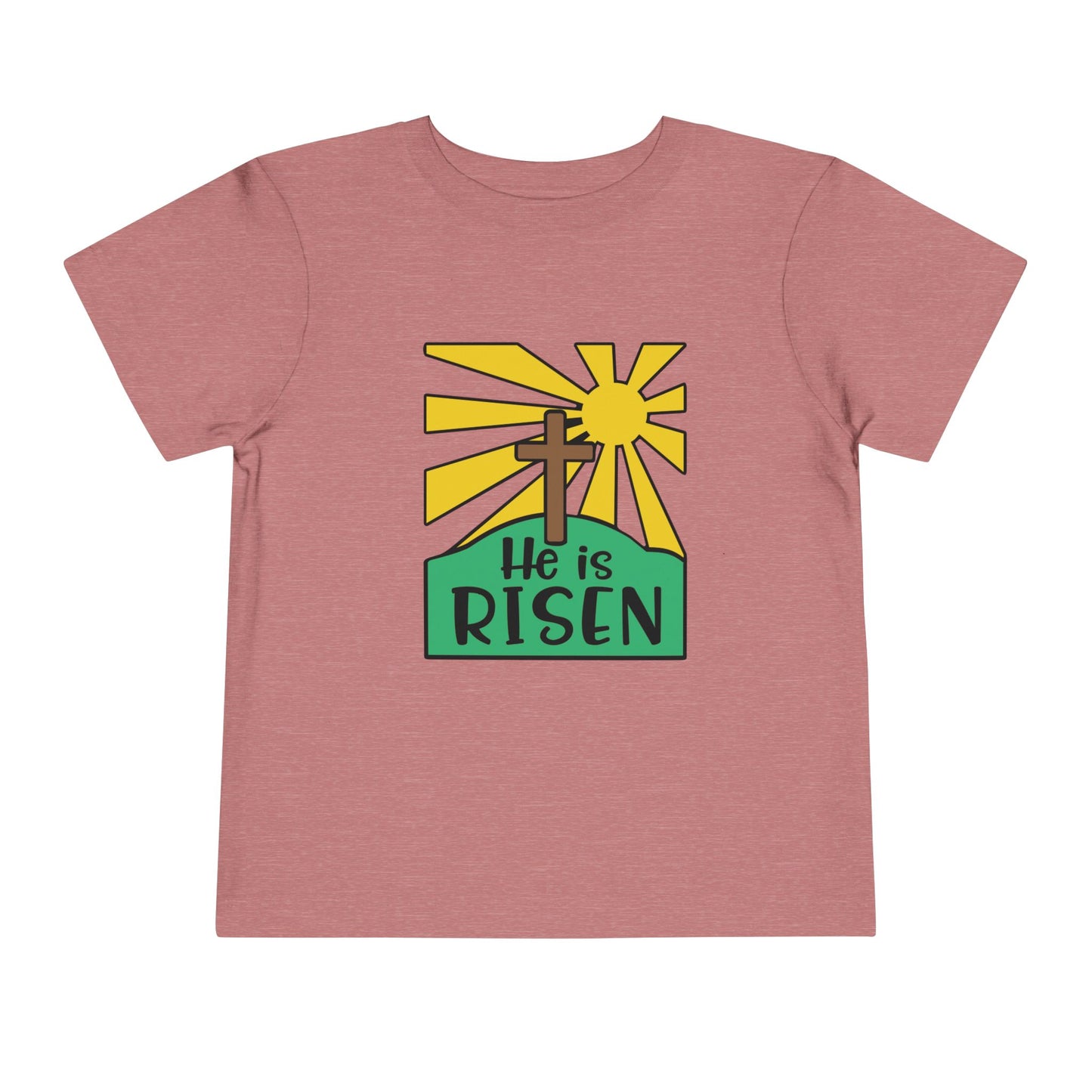 He is Risen Toddler Short Sleeve Tee