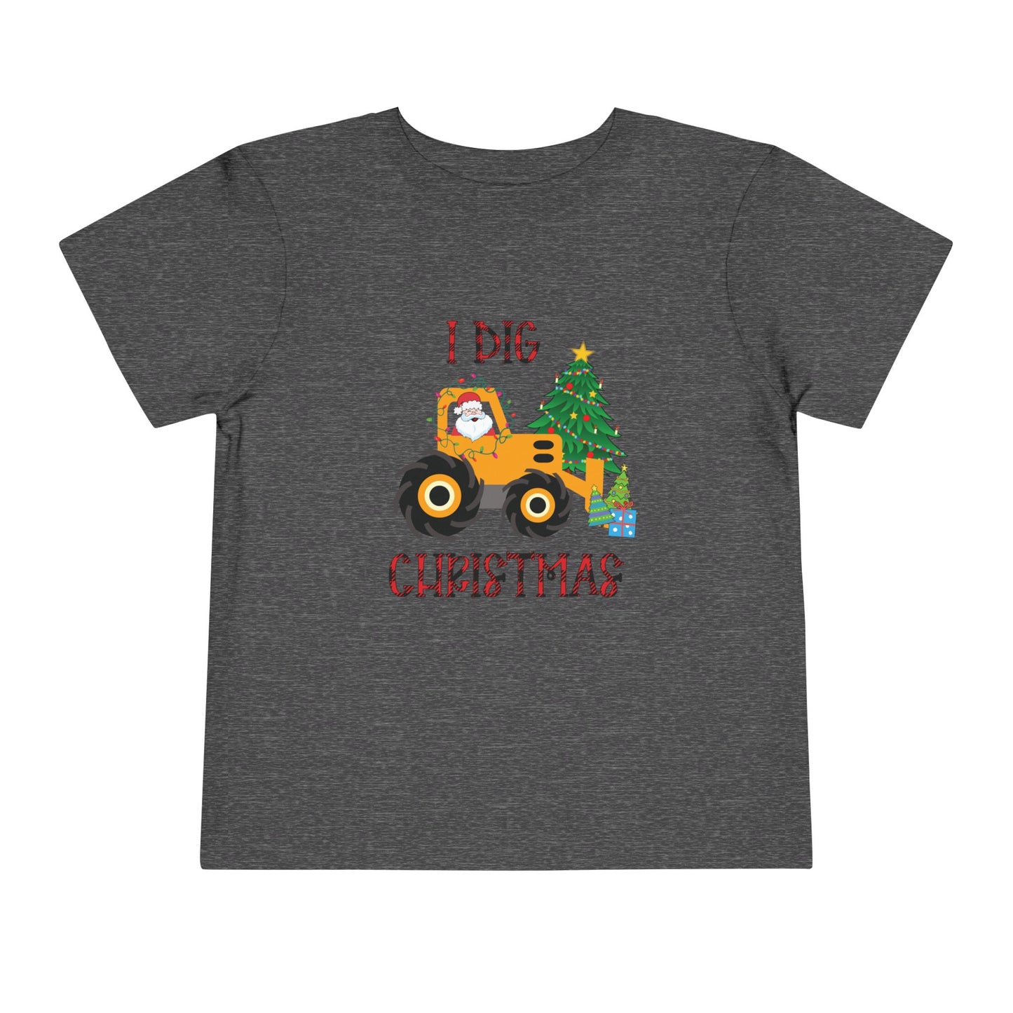 I Dig Christmas Toddler Short Sleeve Tee/Christmas Toddler Tee