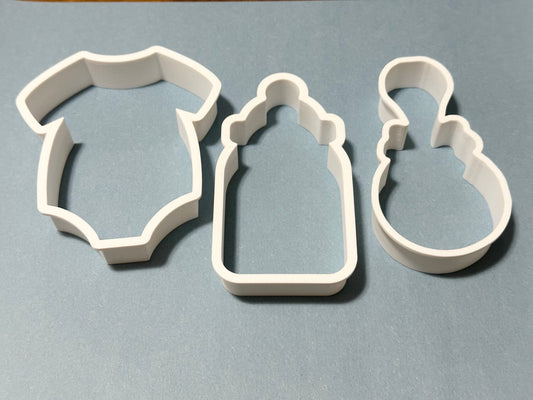 Baby shower cookie cutters