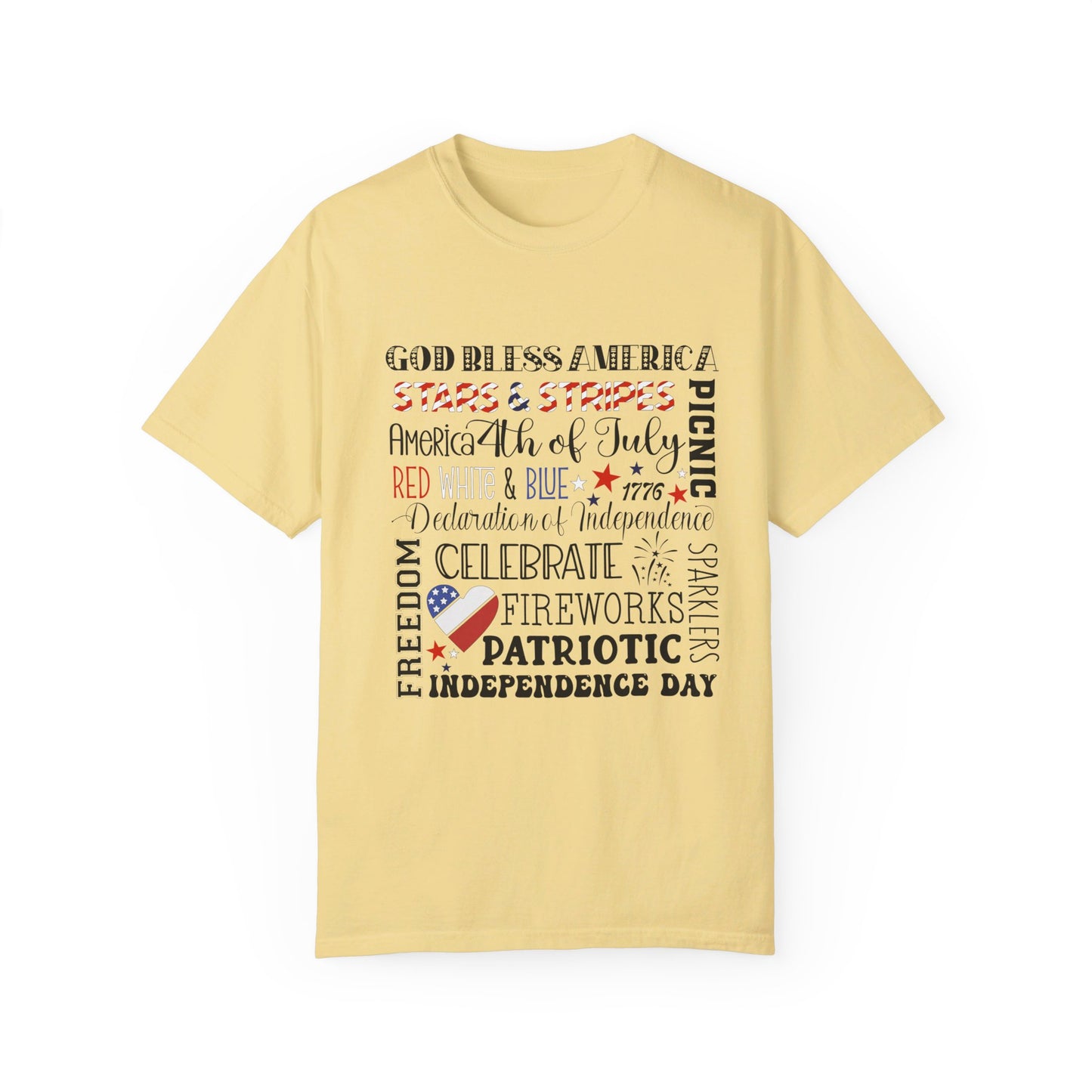 Fourth Of July Comfort Color T-Shirt