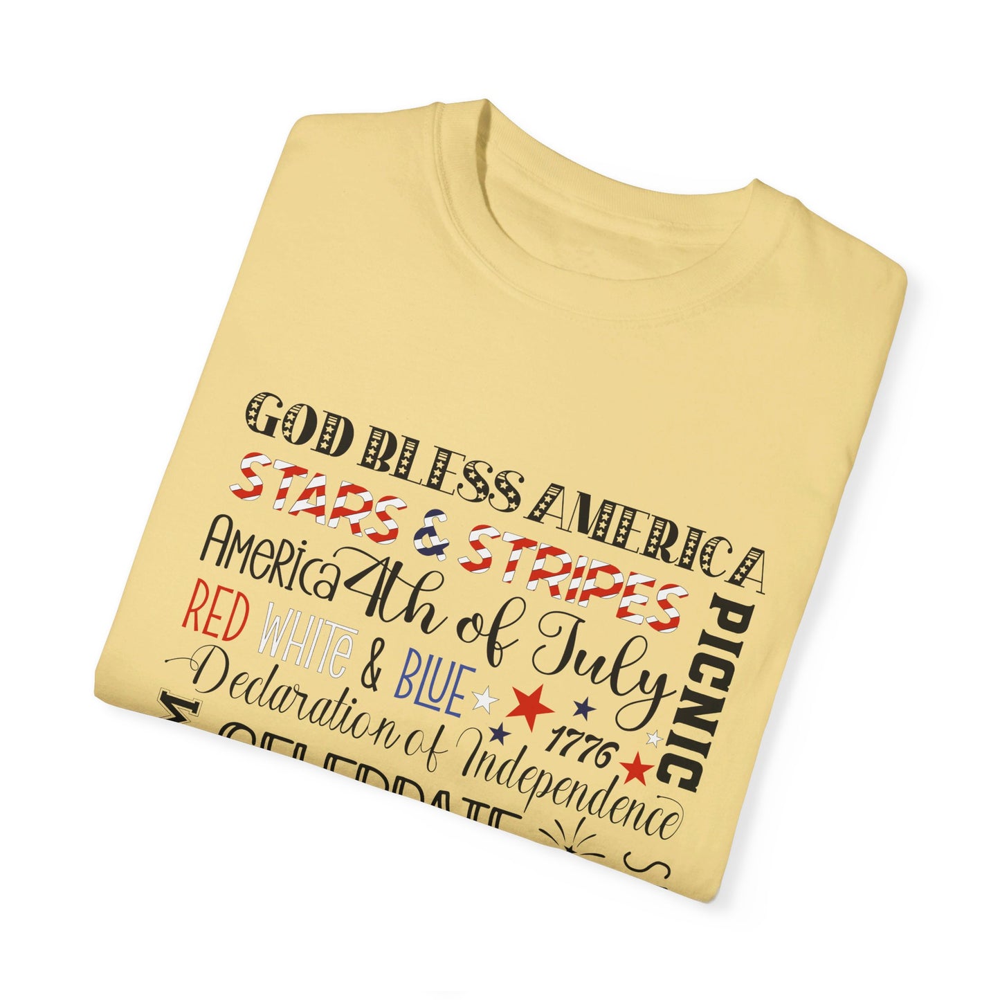 Fourth Of July Comfort Color T-Shirt