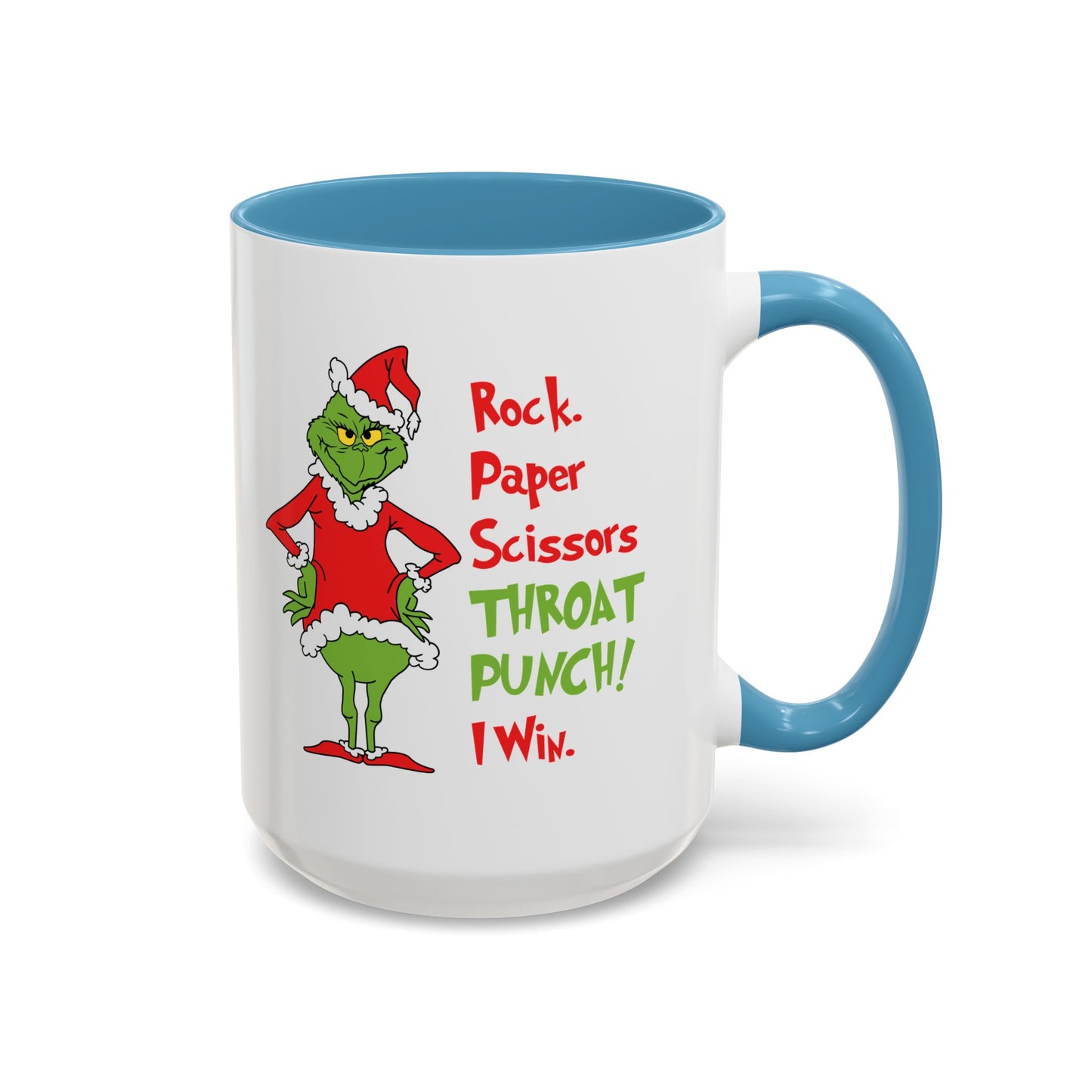 Grinch Accent Coffee Mug (11 oz) /Holiday Mug/ Holiday Coffee Mug/ Funny Holiday Mug