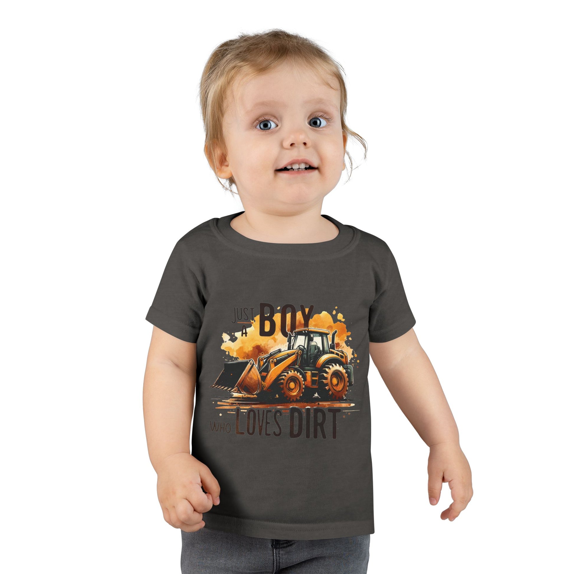 Just a boy who loves dirt *Toddler Size T-shirt