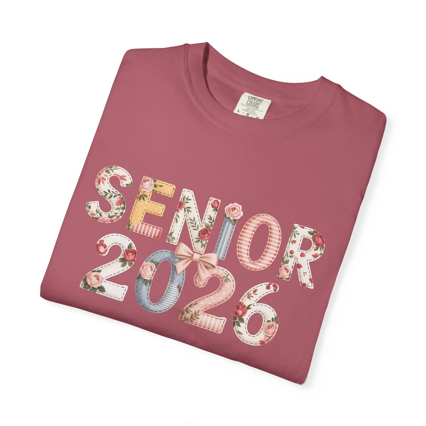 Senior 2026 Garment-Dyed T-shirt, Unisex Graduation Tee - Class of 2026 Apparel, Senior Shirt