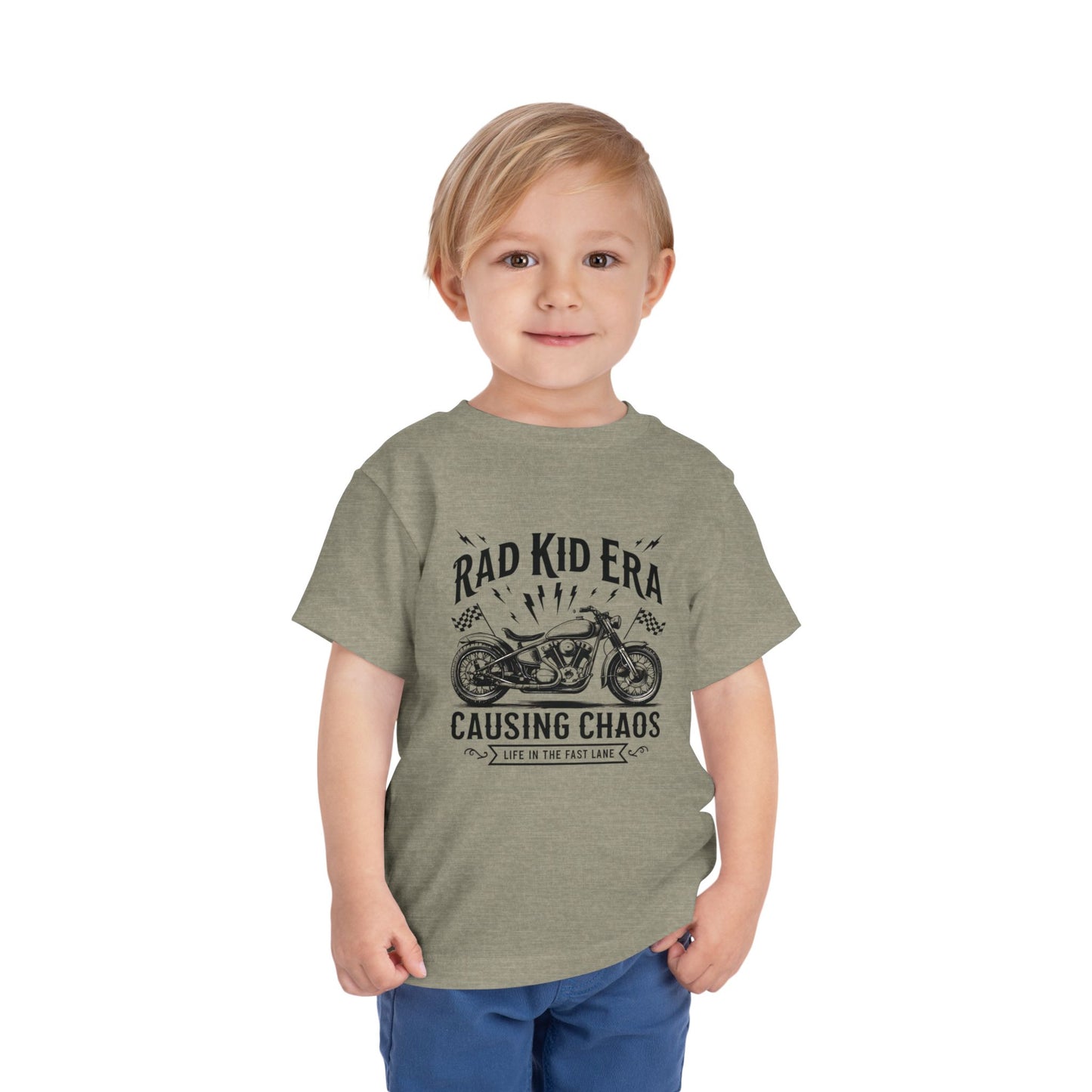 Rad Kid Era Toddler Tee, Trendy Kids Shirt, Cool Child Top, Retro Toddler Clothing