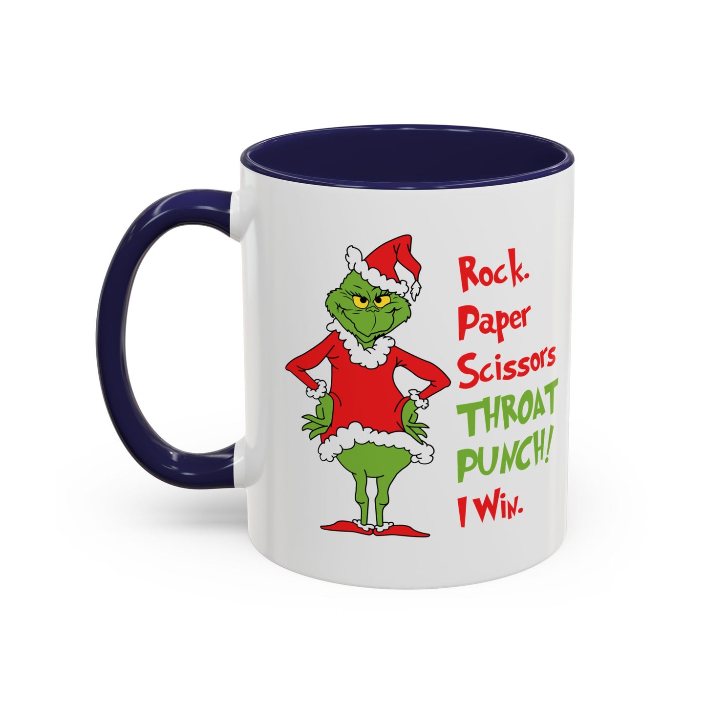 Grinch Accent Coffee Mug (11 oz) /Holiday Mug/ Holiday Coffee Mug/ Funny Holiday Mug