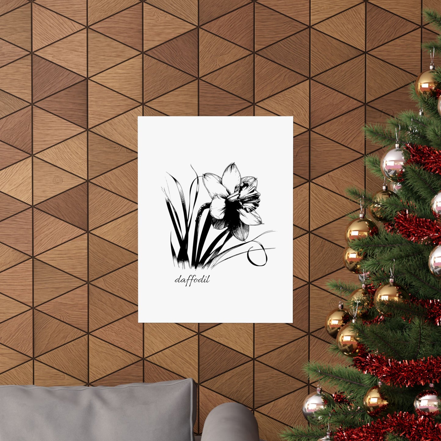 March Birth Flower Daffodil Wall Art