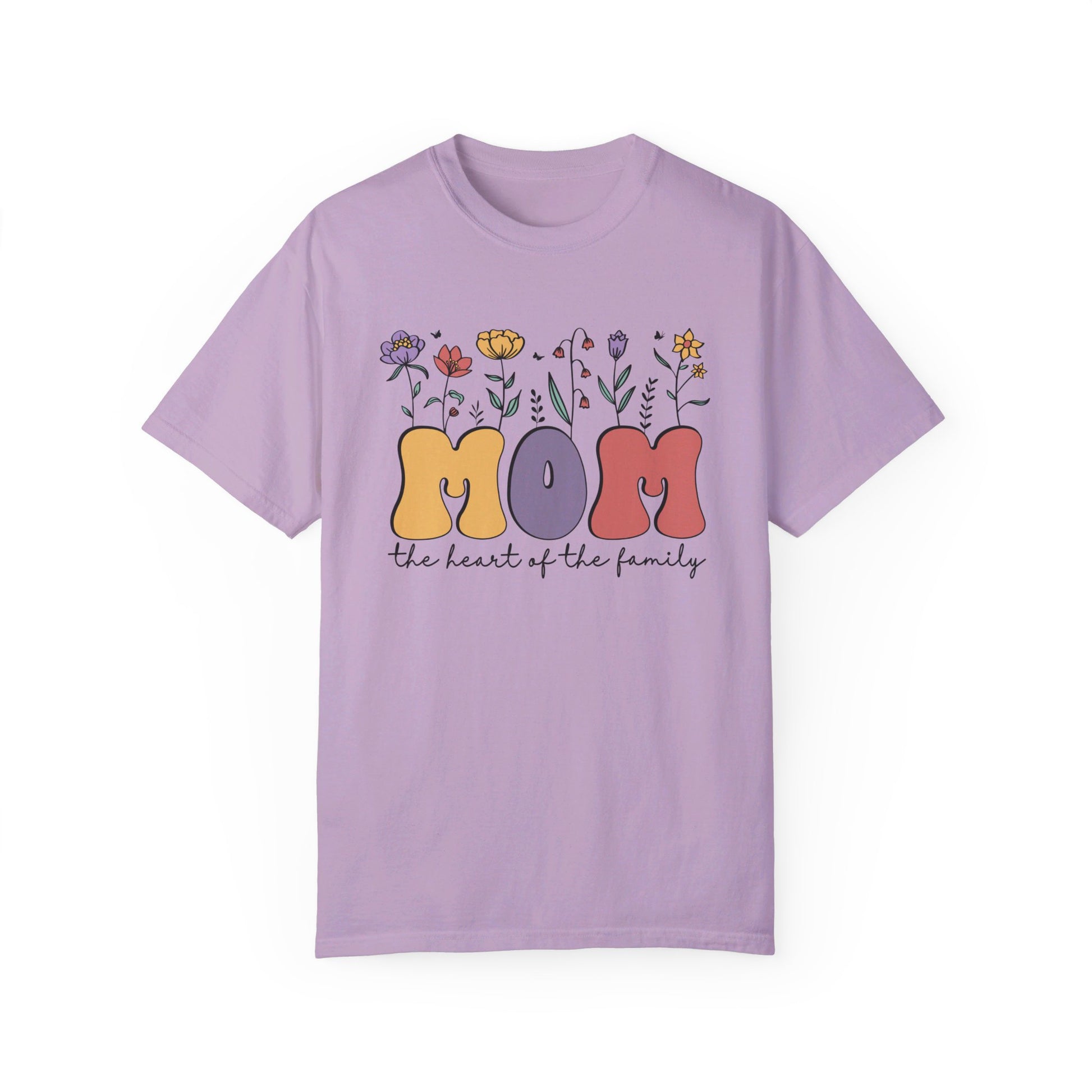 Mom the Heart of the Family Comfort Colors T-shirt