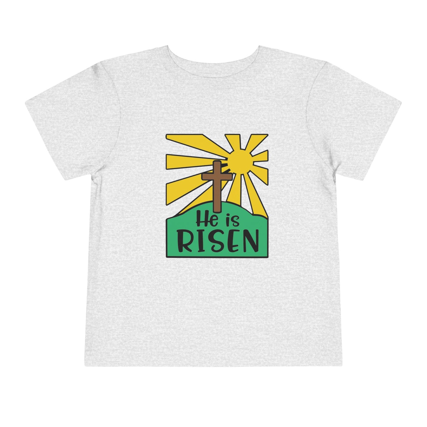 He is Risen Toddler Short Sleeve Tee