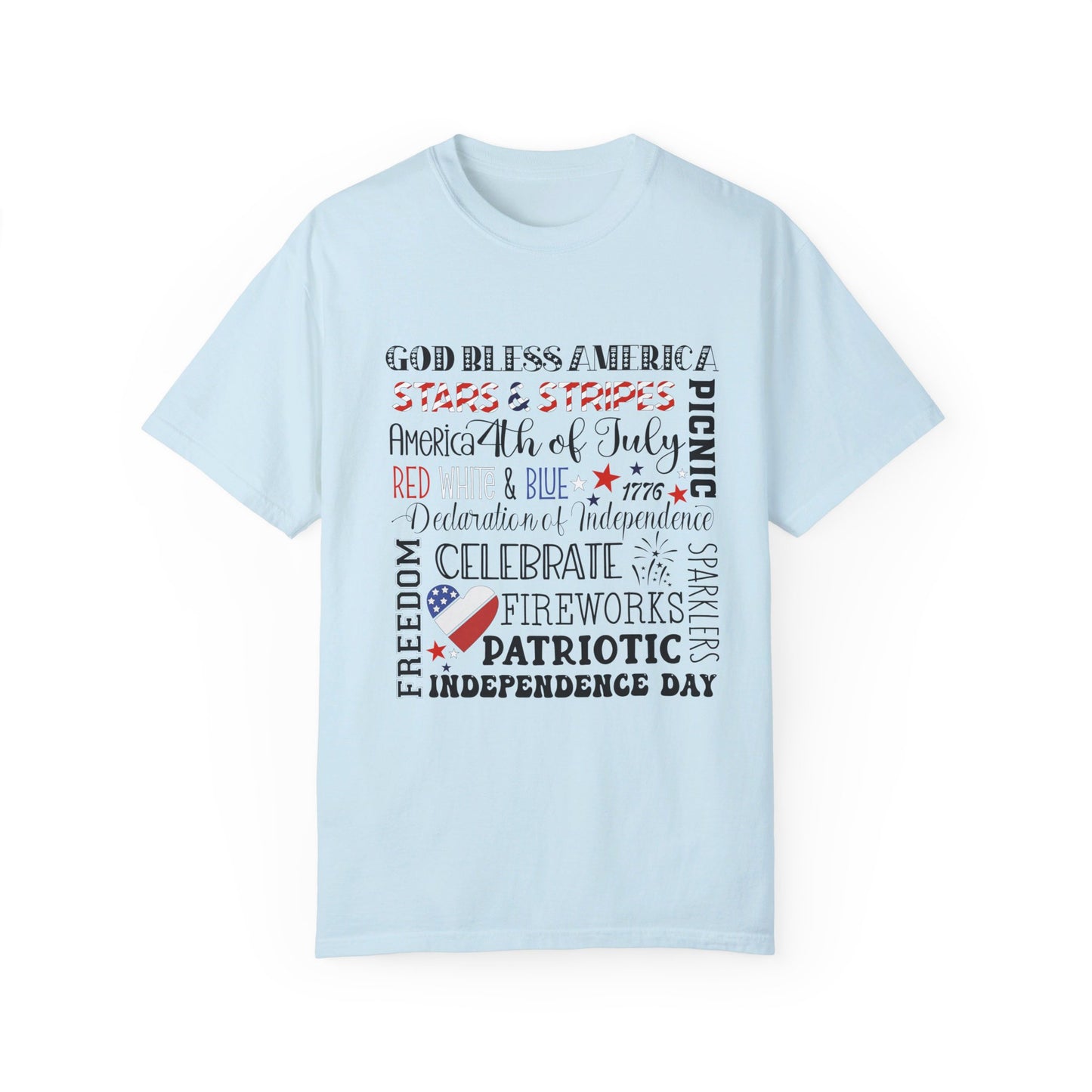 Fourth Of July Comfort Color T-Shirt