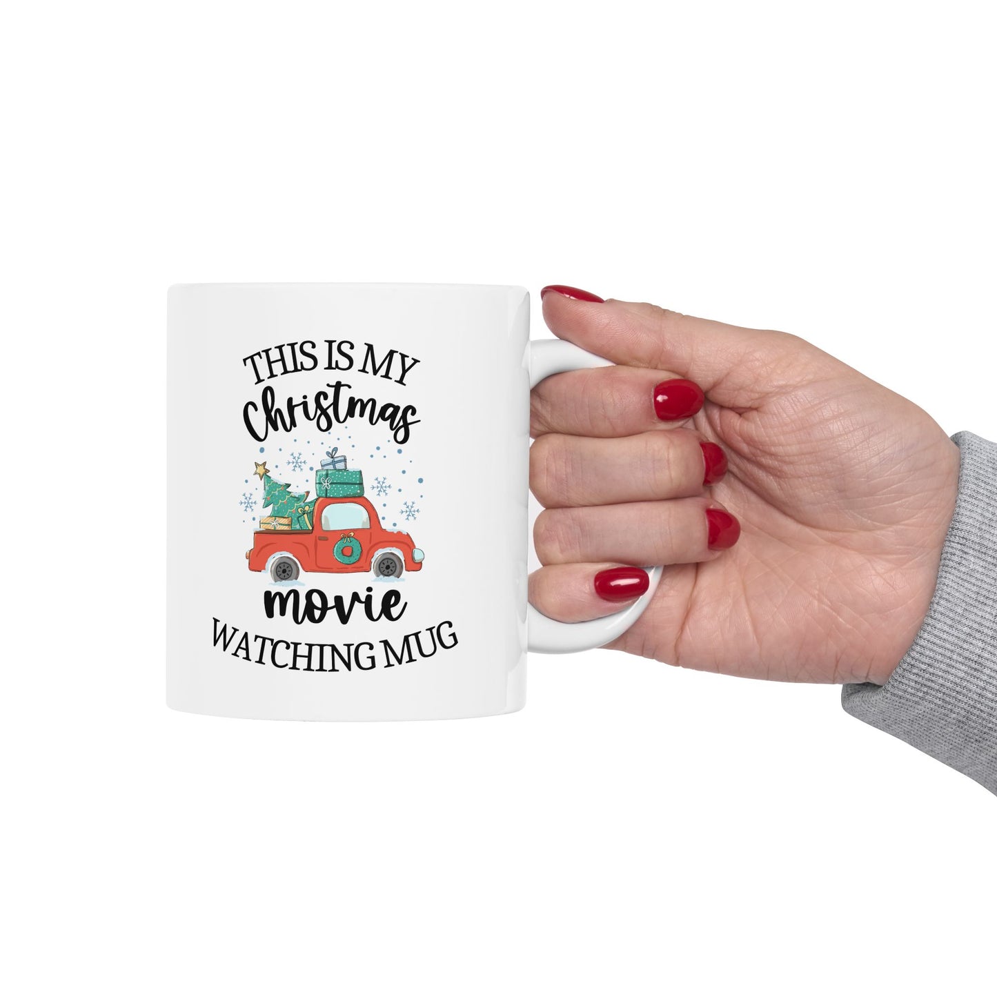 This Is My Christmas Movie Watching Mug Ceramic Mug, (11oz)