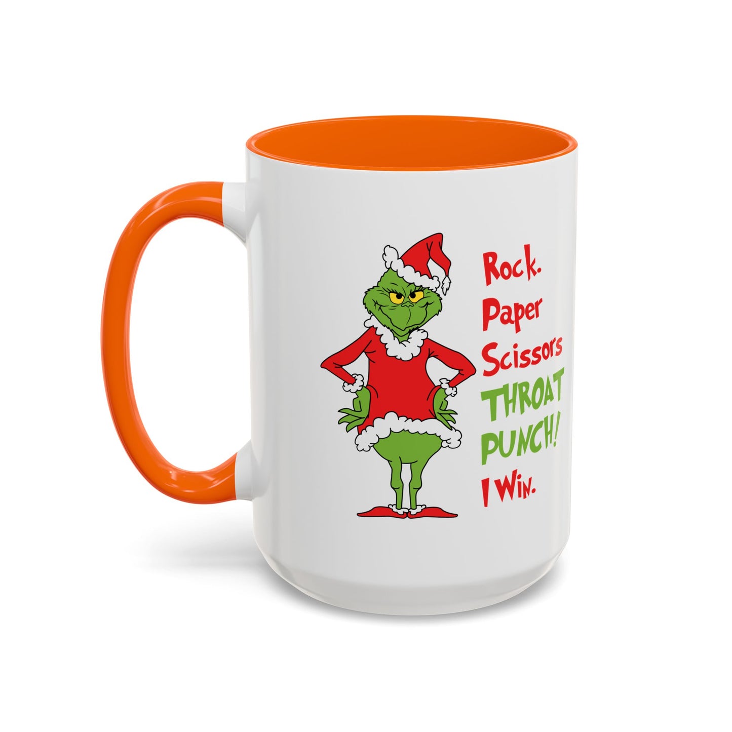 Grinch Accent Coffee Mug (11 oz) /Holiday Mug/ Holiday Coffee Mug/ Funny Holiday Mug