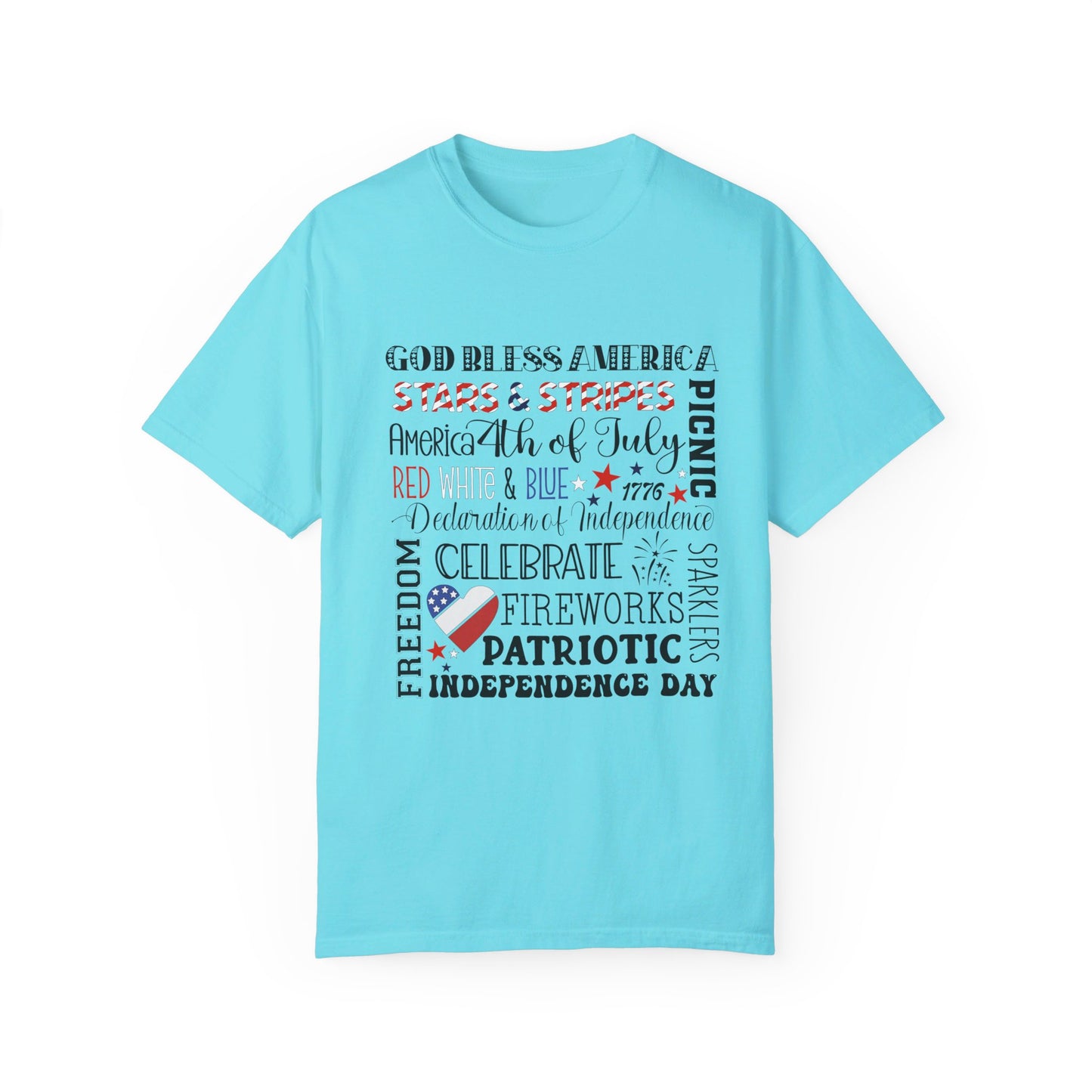Fourth Of July Comfort Color T-Shirt