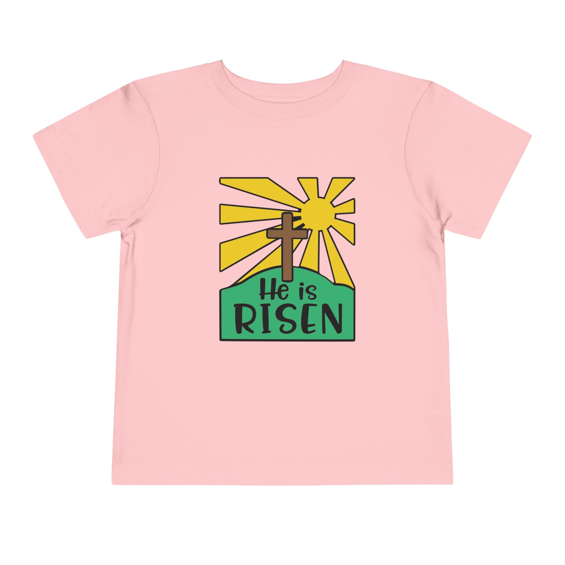He is Risen Toddler Short Sleeve Tee