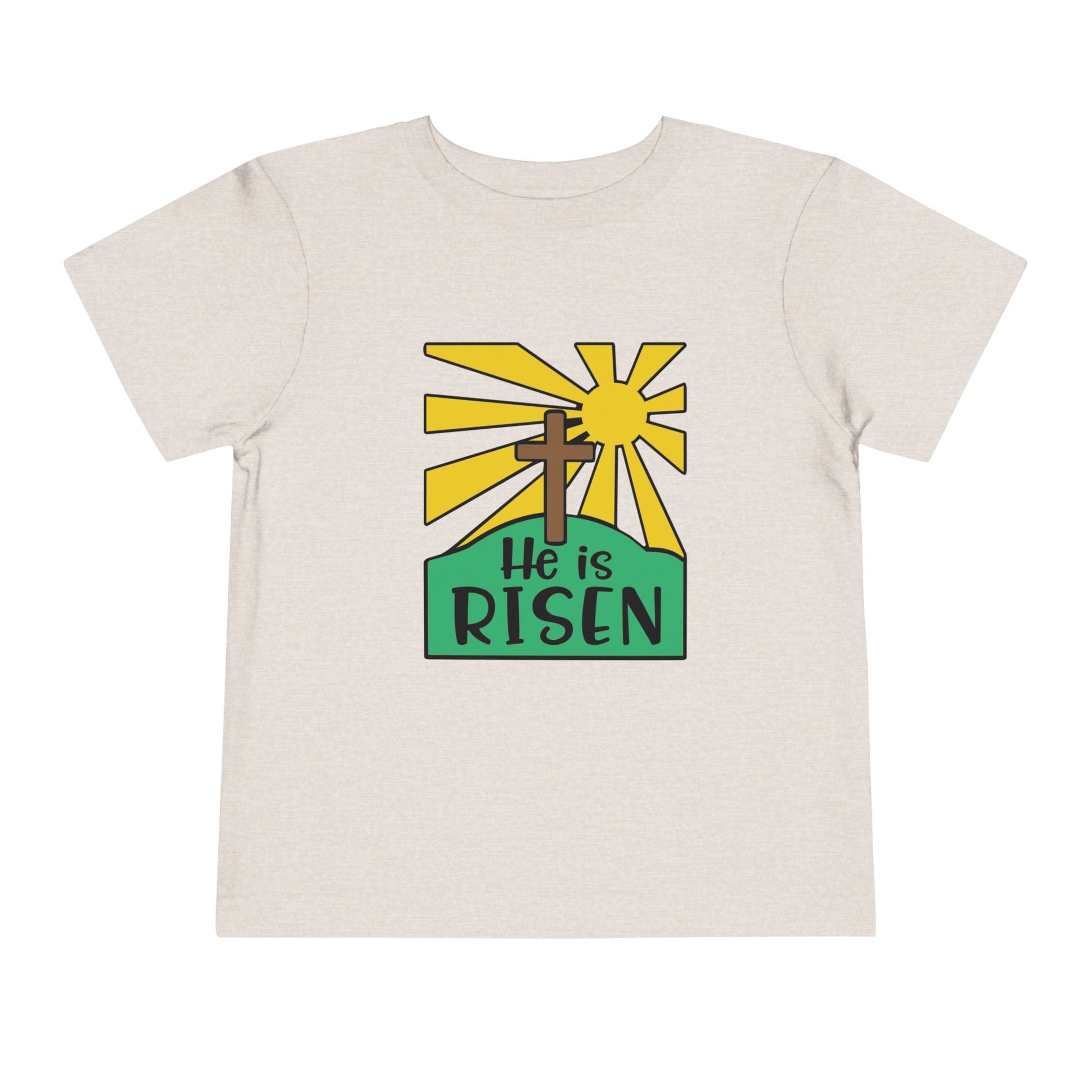 He is Risen Toddler Short Sleeve Tee