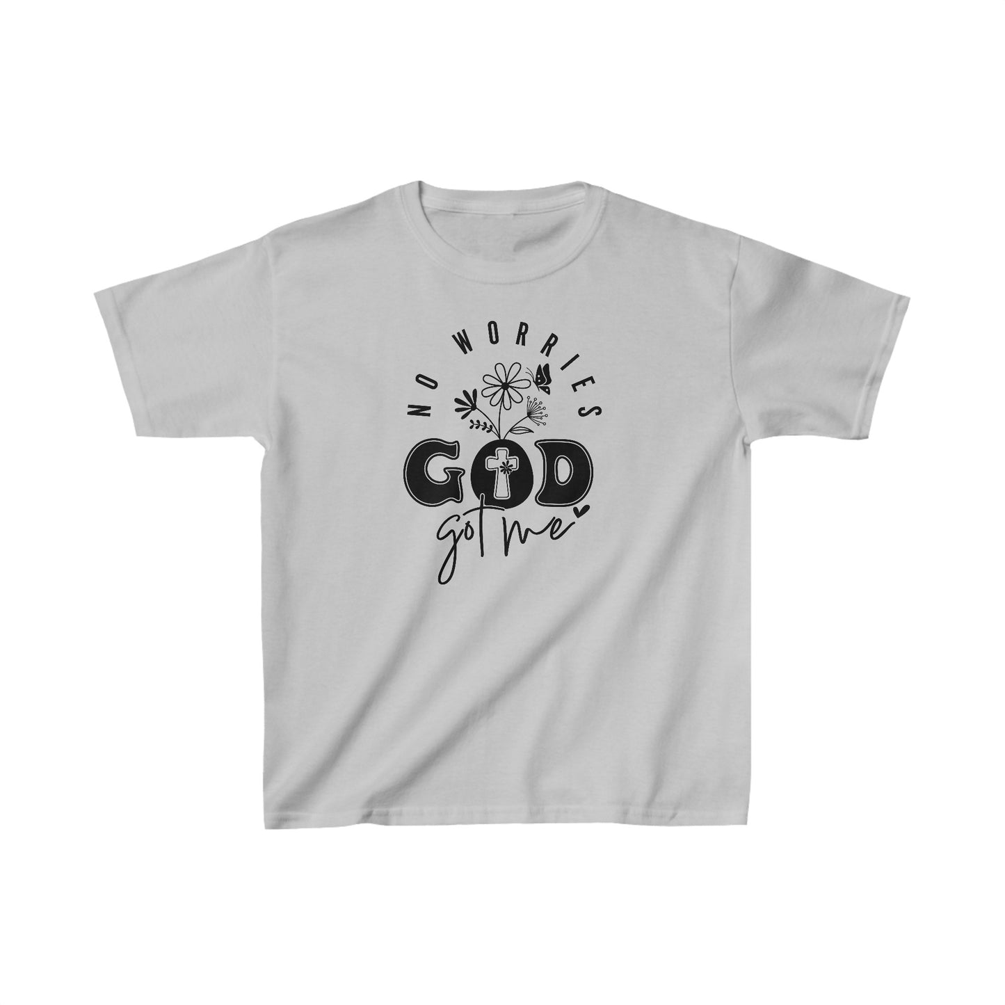 No Worries God Got Me/ Unisex Kids Heavy Cotton™ Tee