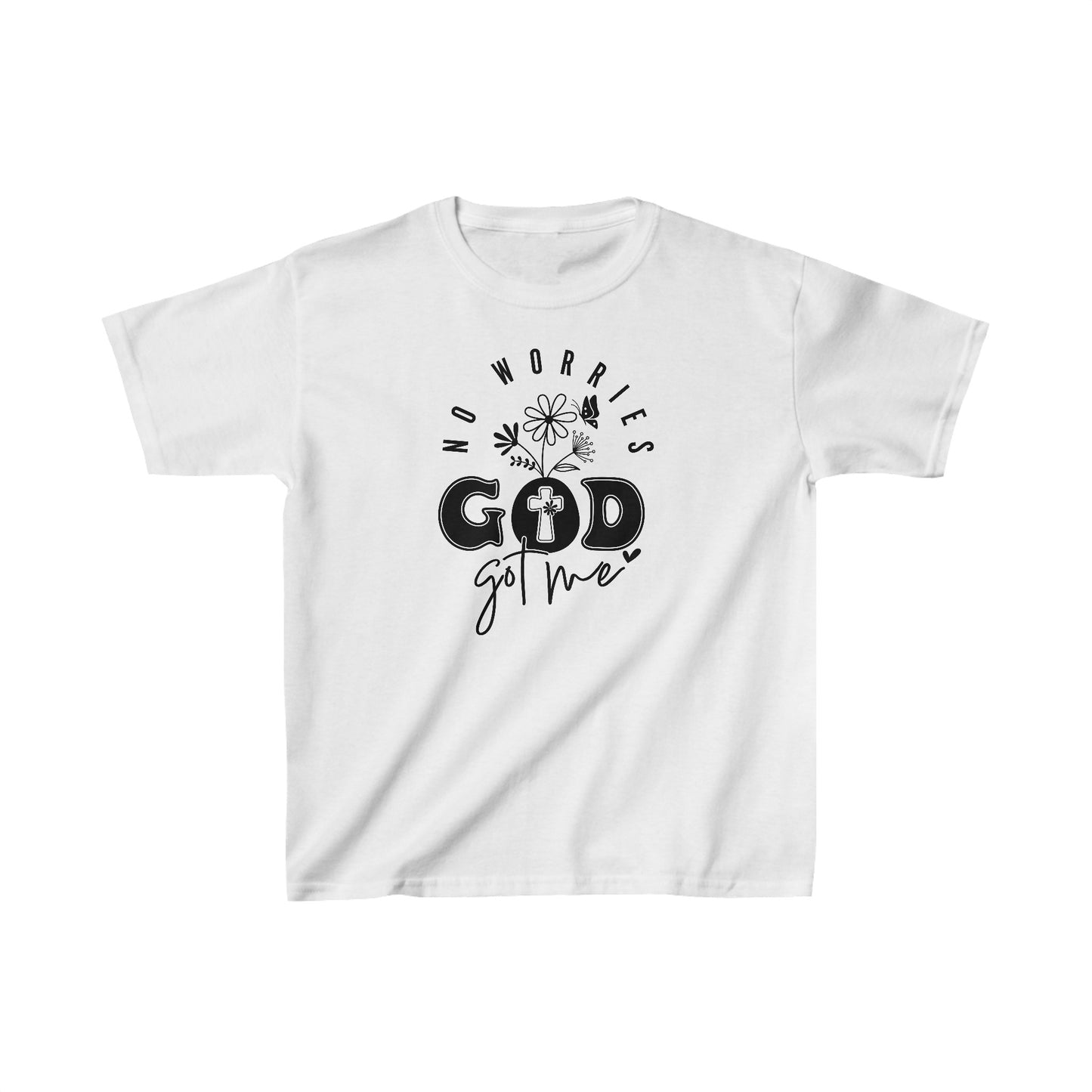 No Worries God Got Me/ Unisex Kids Heavy Cotton™ Tee