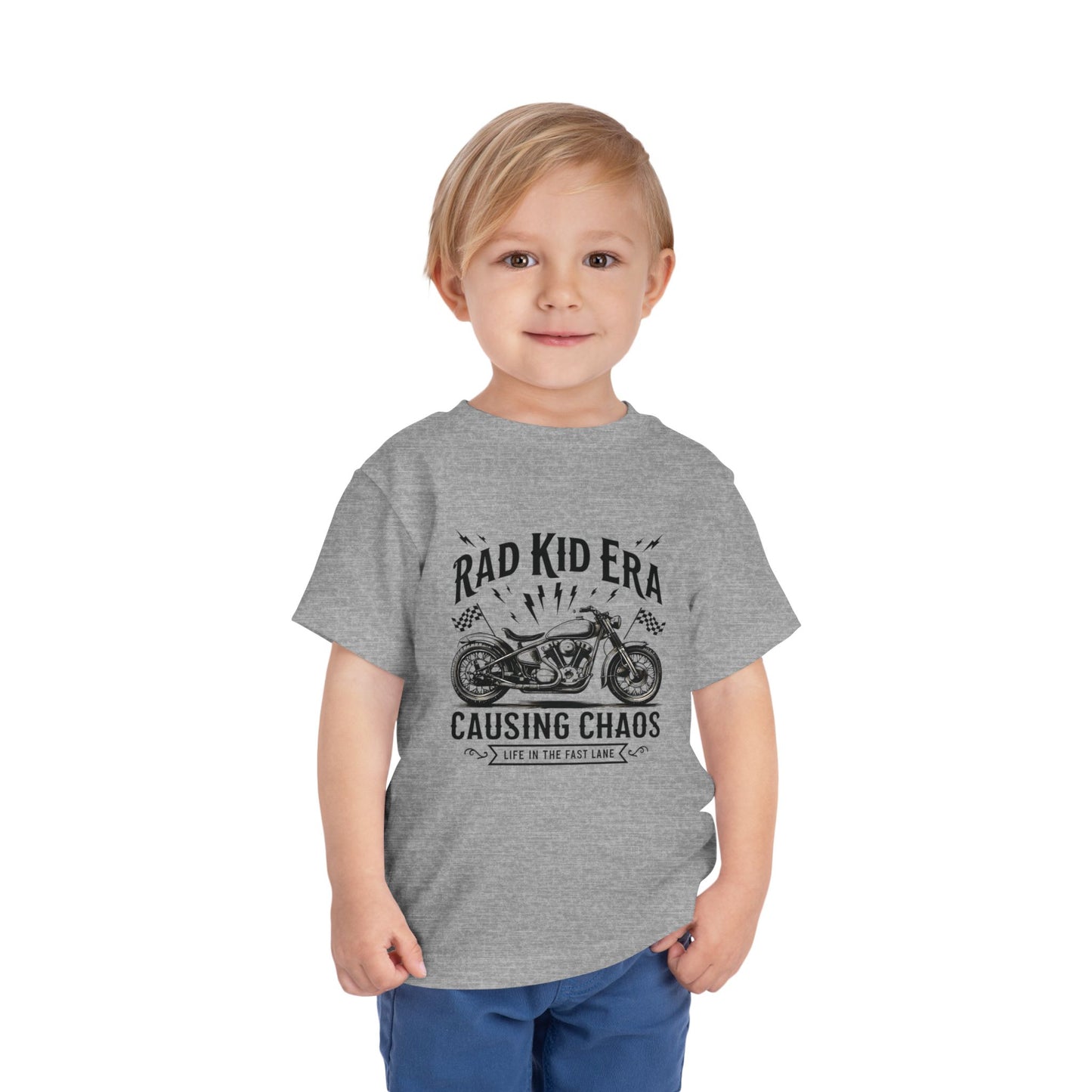 Rad Kid Era Toddler Tee, Trendy Kids Shirt, Cool Child Top, Retro Toddler Clothing