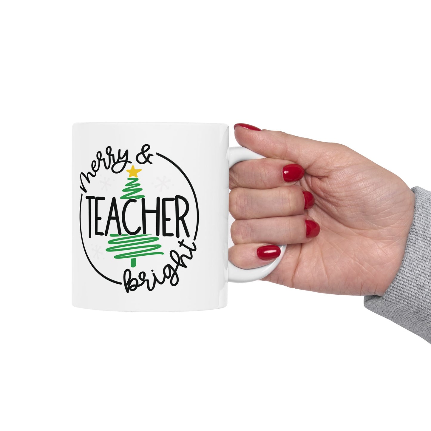Teacher Mug Ceramic Mug, (11oz)/Teacher Christmas Gift