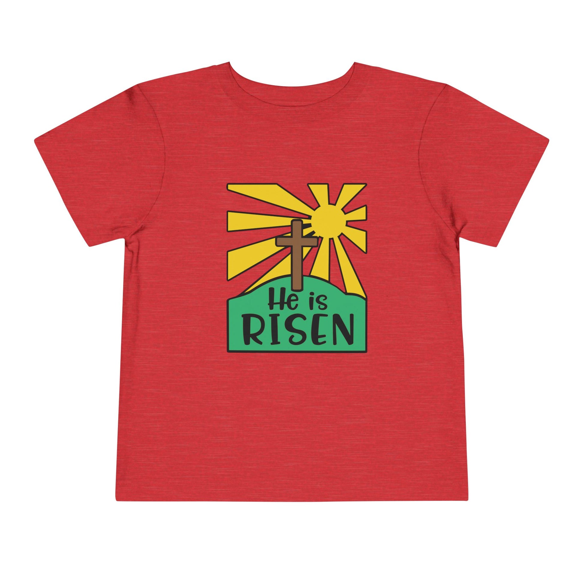 He is Risen Toddler Short Sleeve Tee