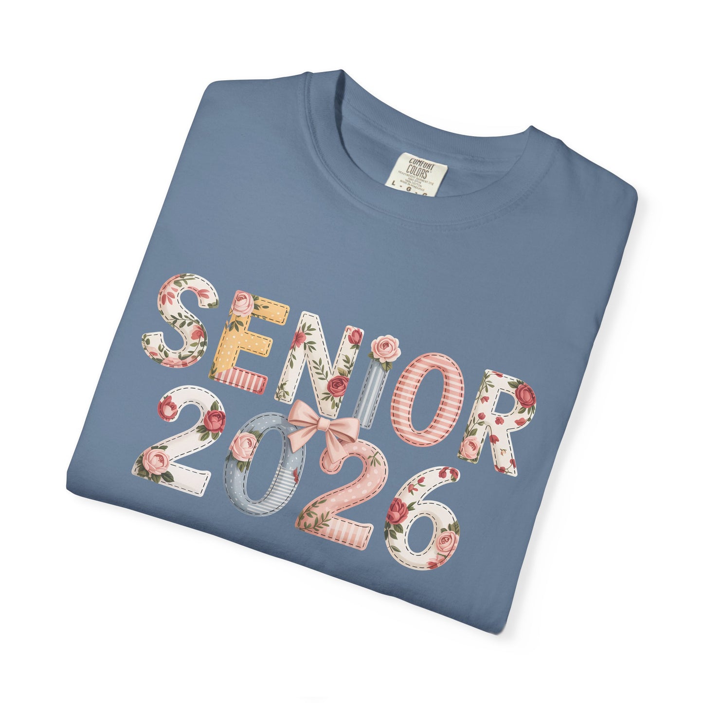Senior 2026 Garment-Dyed T-shirt, Unisex Graduation Tee - Class of 2026 Apparel, Senior Shirt