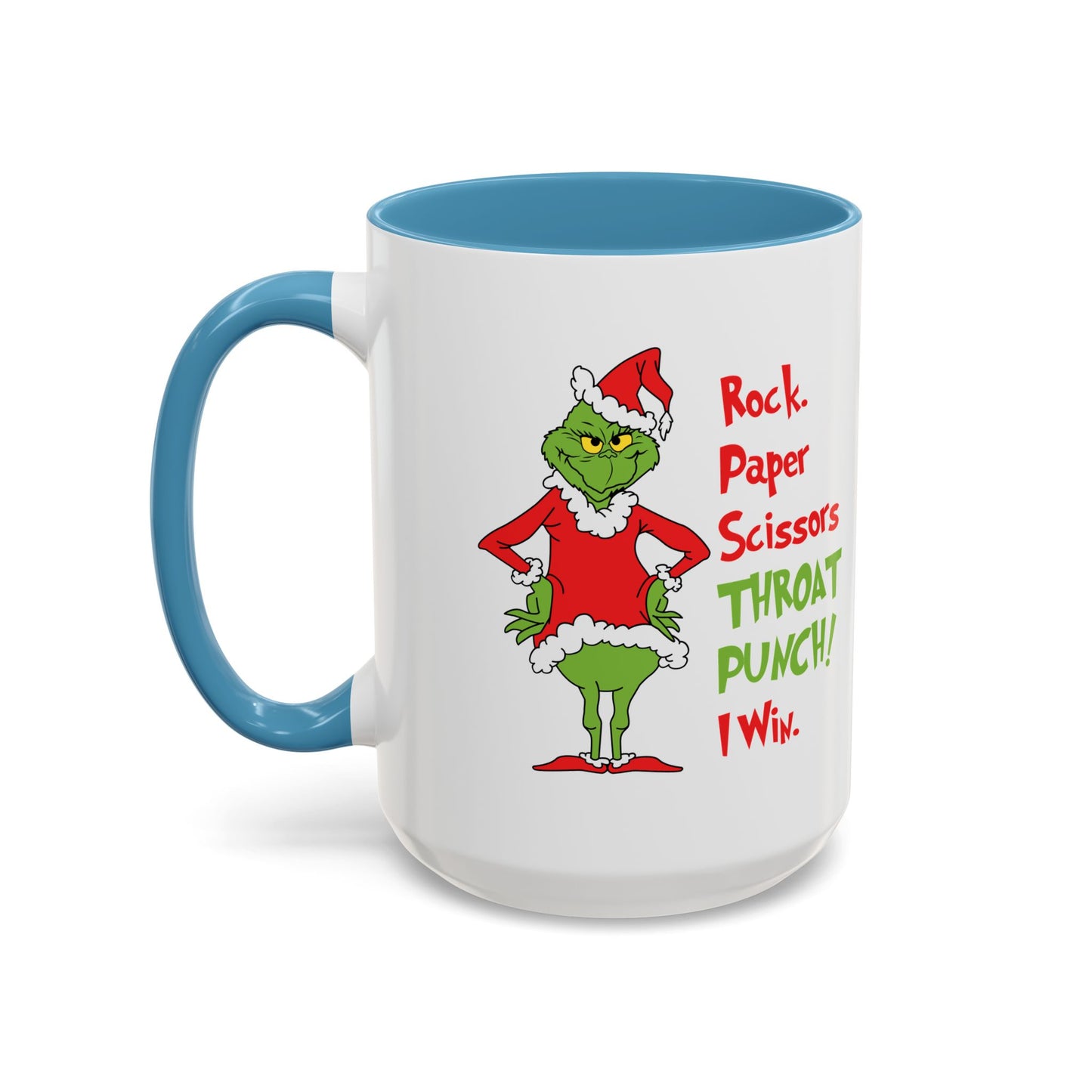 Grinch Accent Coffee Mug (11 oz) /Holiday Mug/ Holiday Coffee Mug/ Funny Holiday Mug