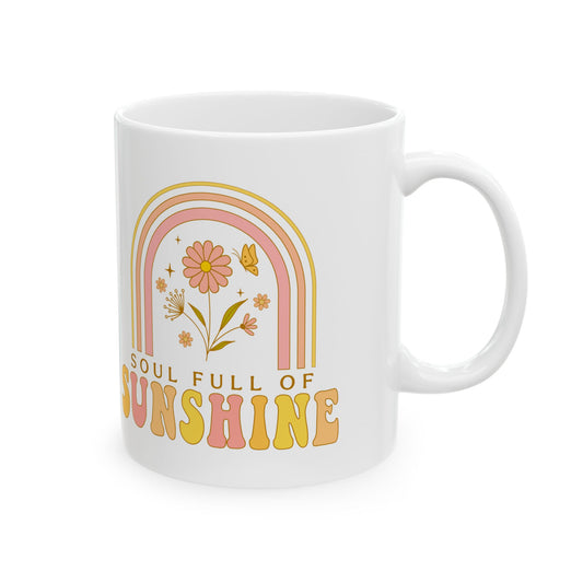Soul Full of Sunshine Ceramic Coffee Mug, 11oz