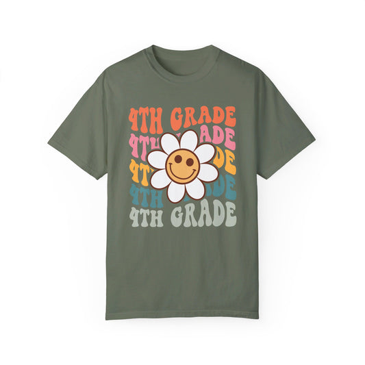 Fourth Grade Teacher Comfort Color T-shirt