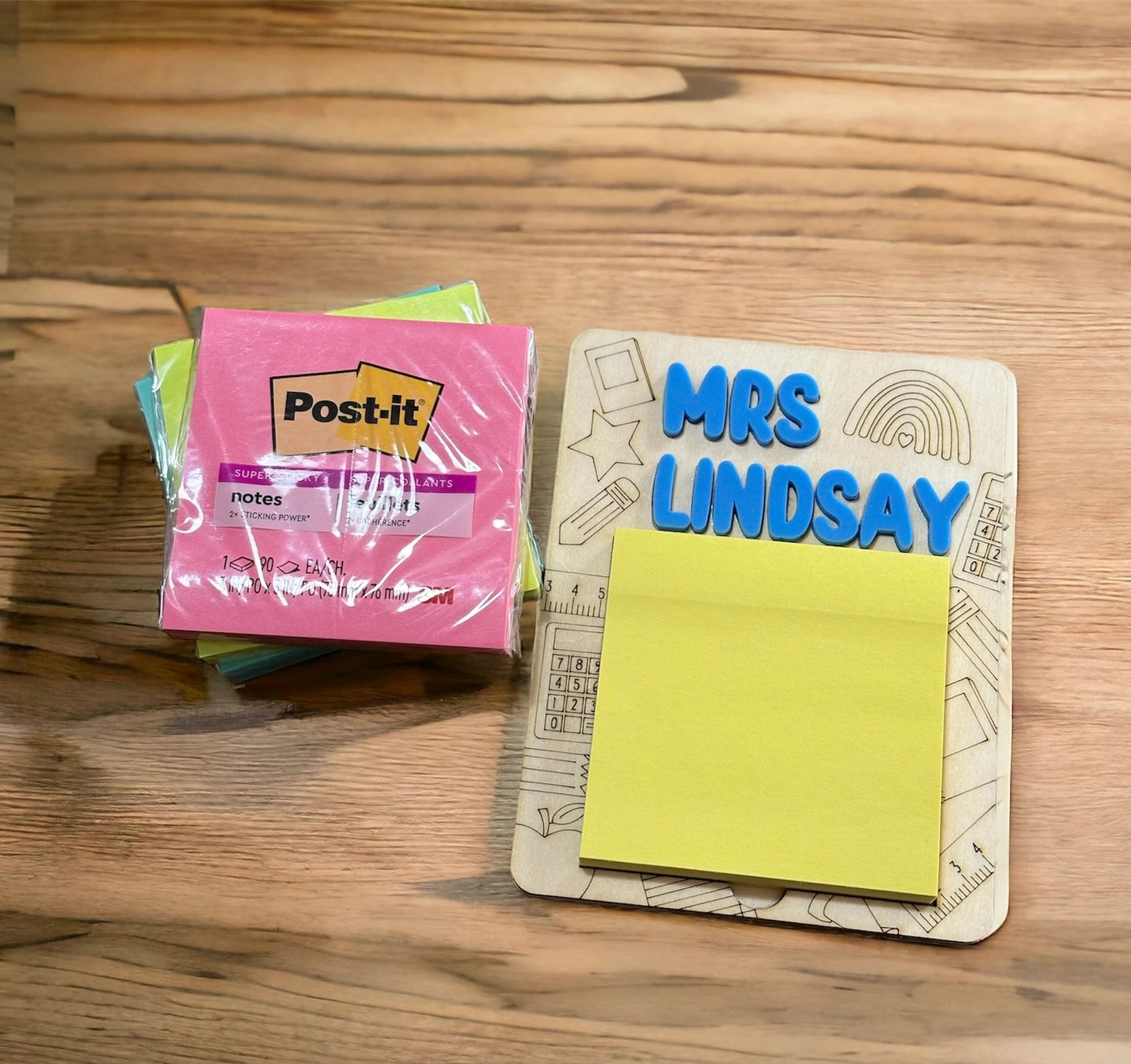 Teacher Gift Post it Note Holder