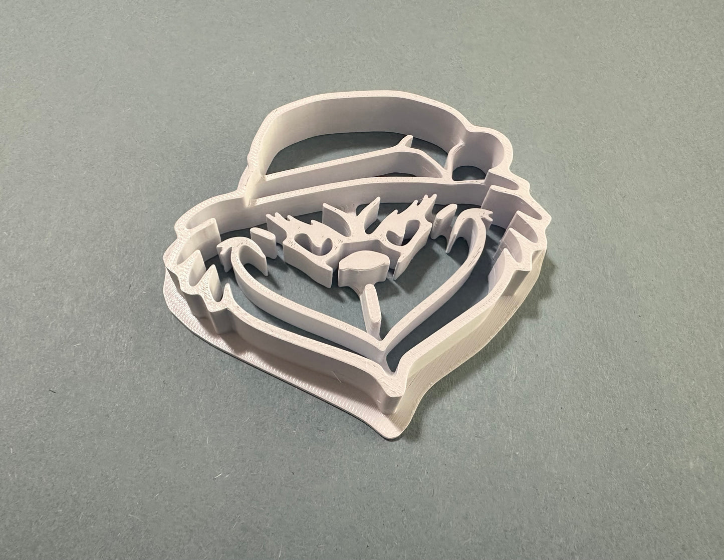 Grinch cookie cutter stamp/ Christmas cookie cutter