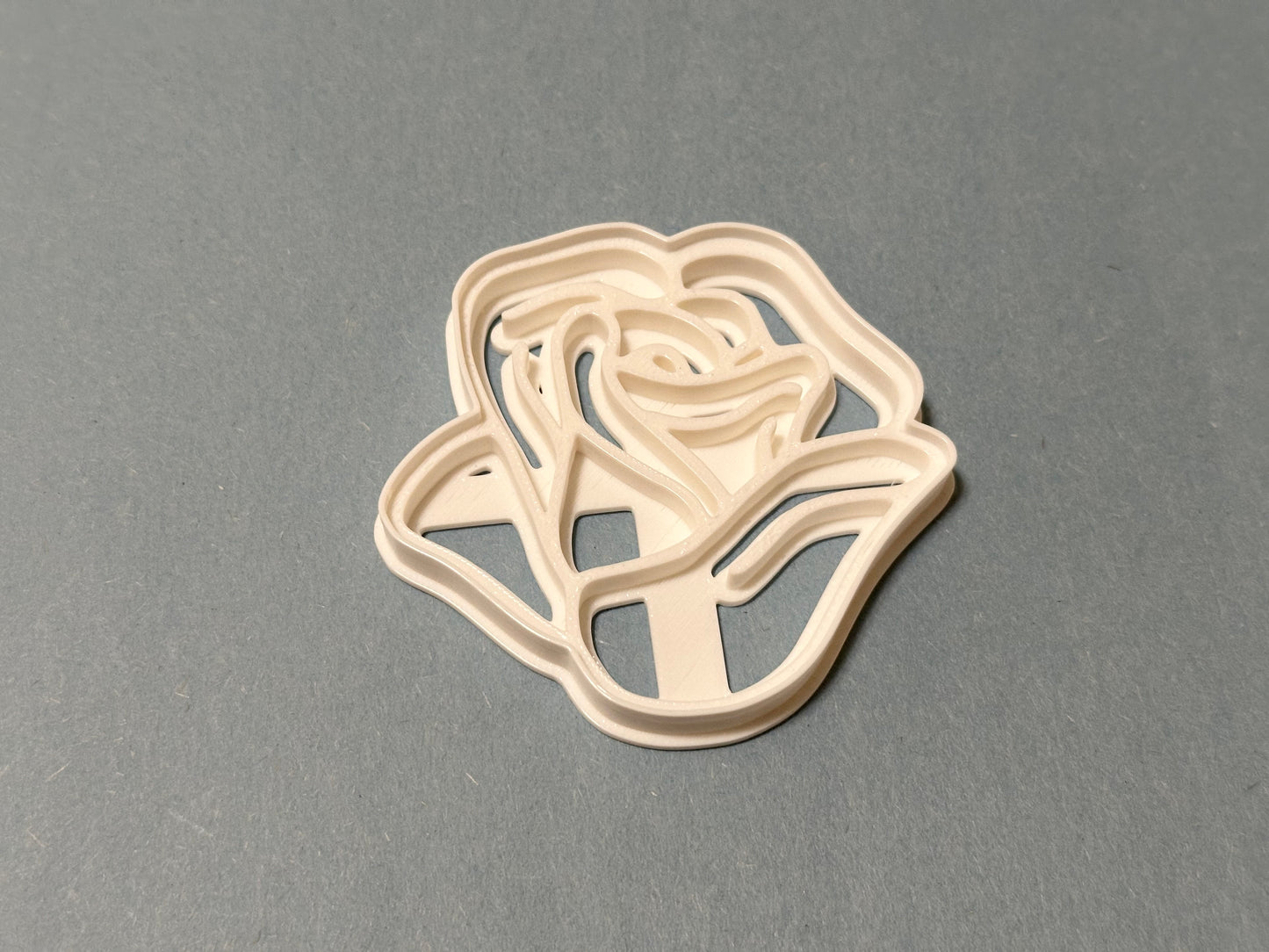 Rose cookie cutter/ stamp