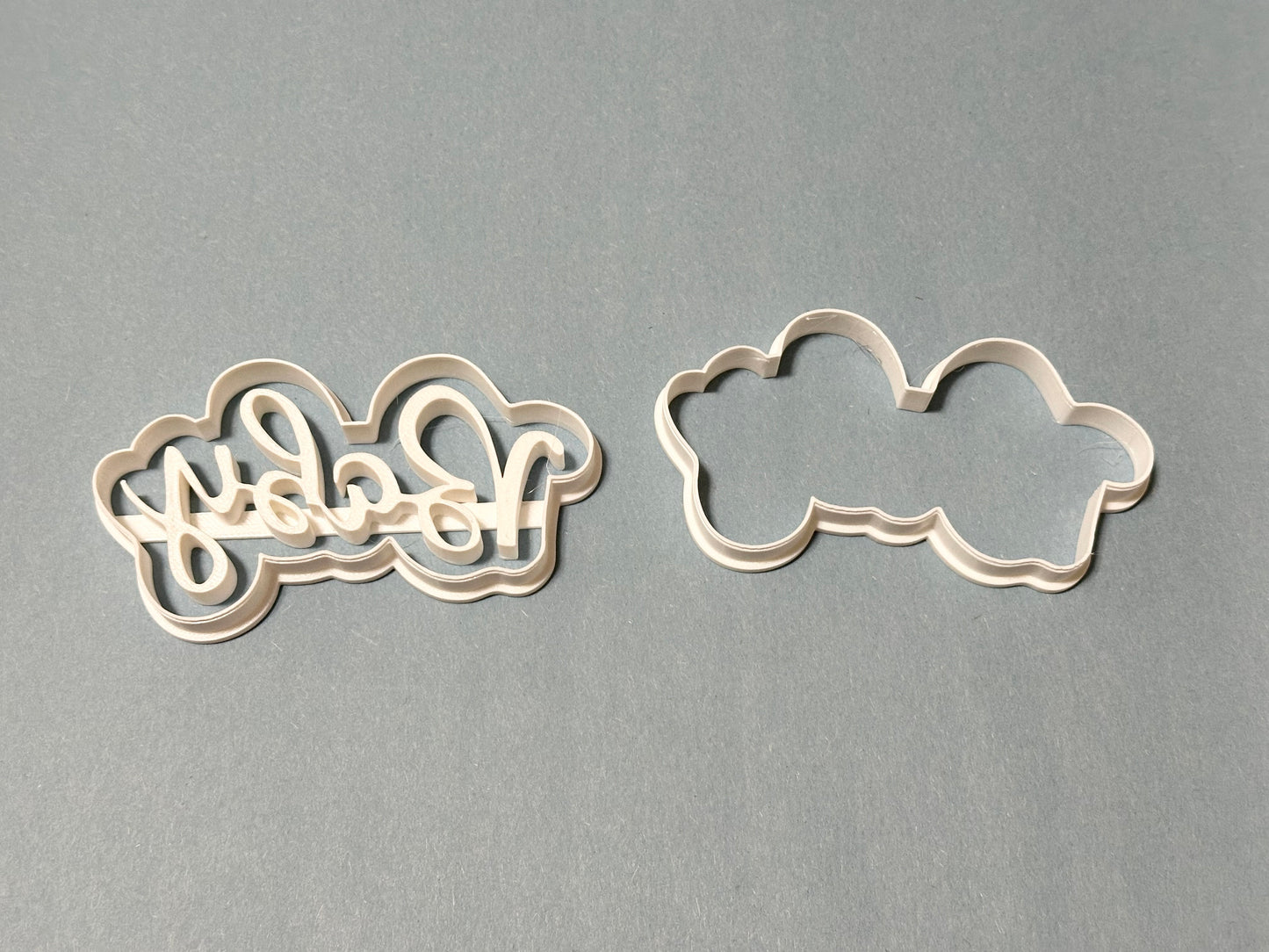 Baby cookie cutter with stamp