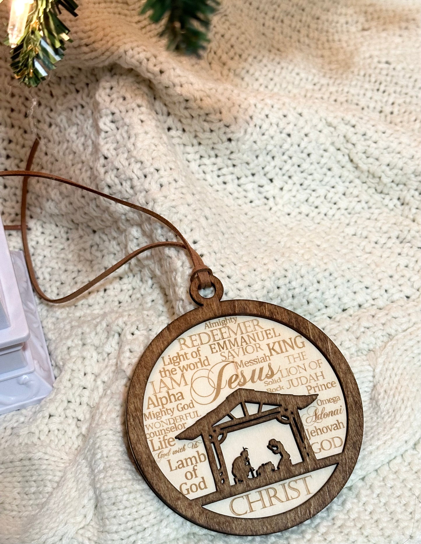 Nativity Ornament/ Christian ornament