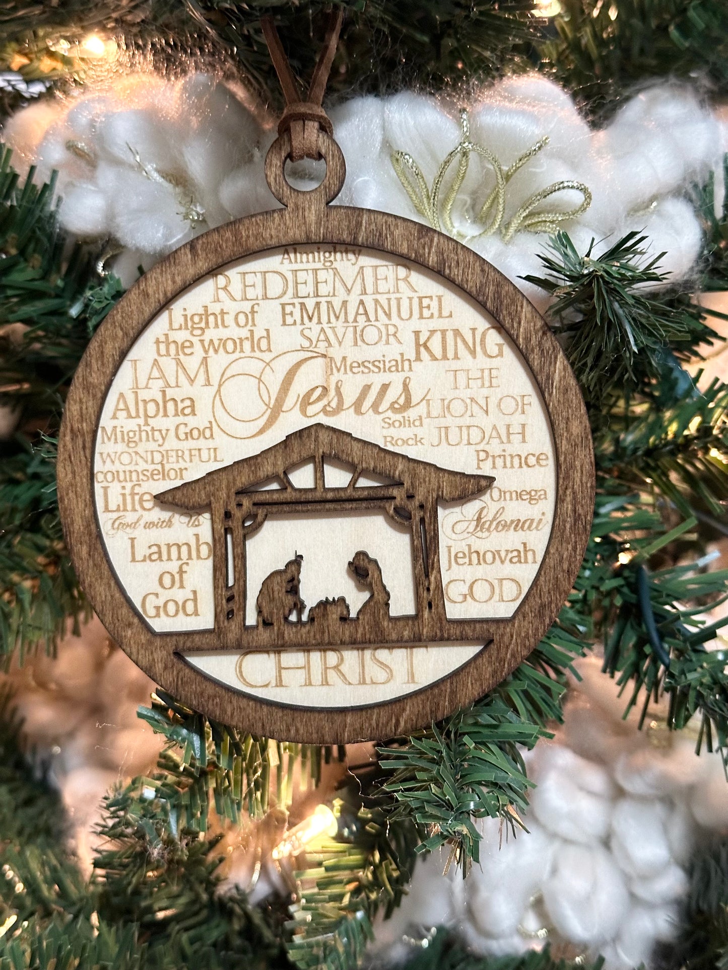Nativity Ornament/ Christian ornament