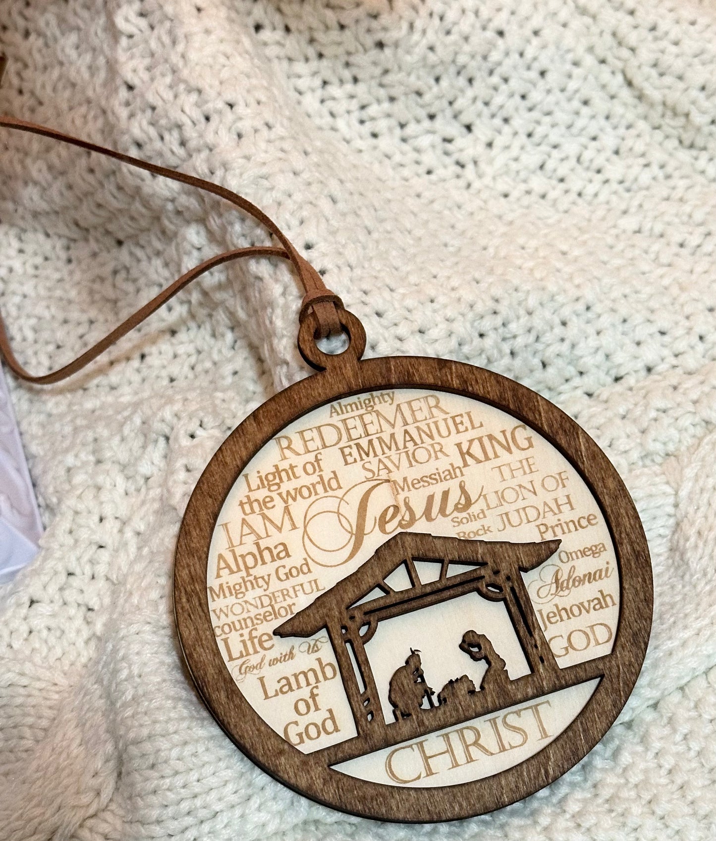 Nativity Ornament/ Christian ornament